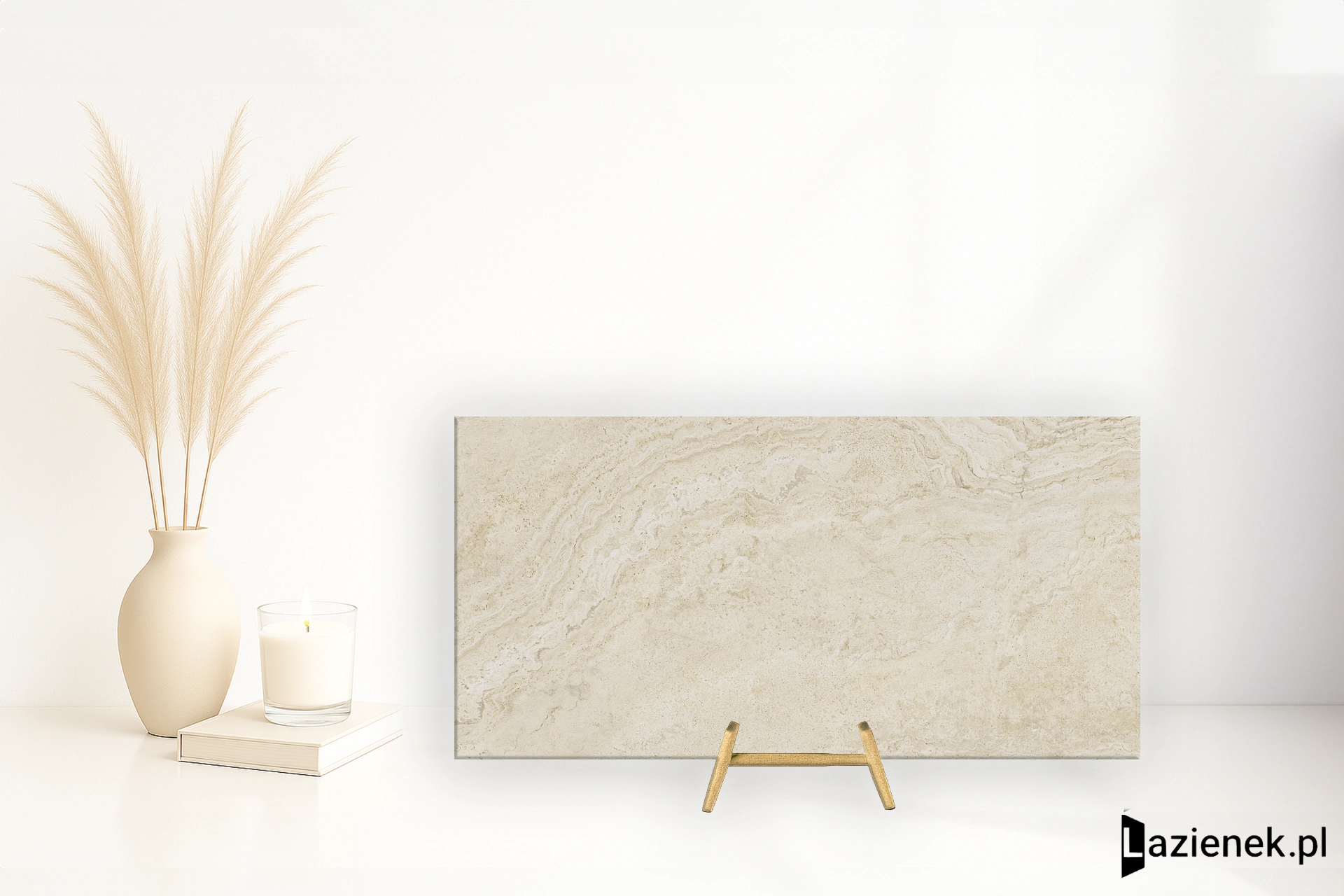 Provenza Unique Travertine Cream Minimal naturalna 30x60 cm gr. 10 mm - płytka rektyfikowana / EJ8Q