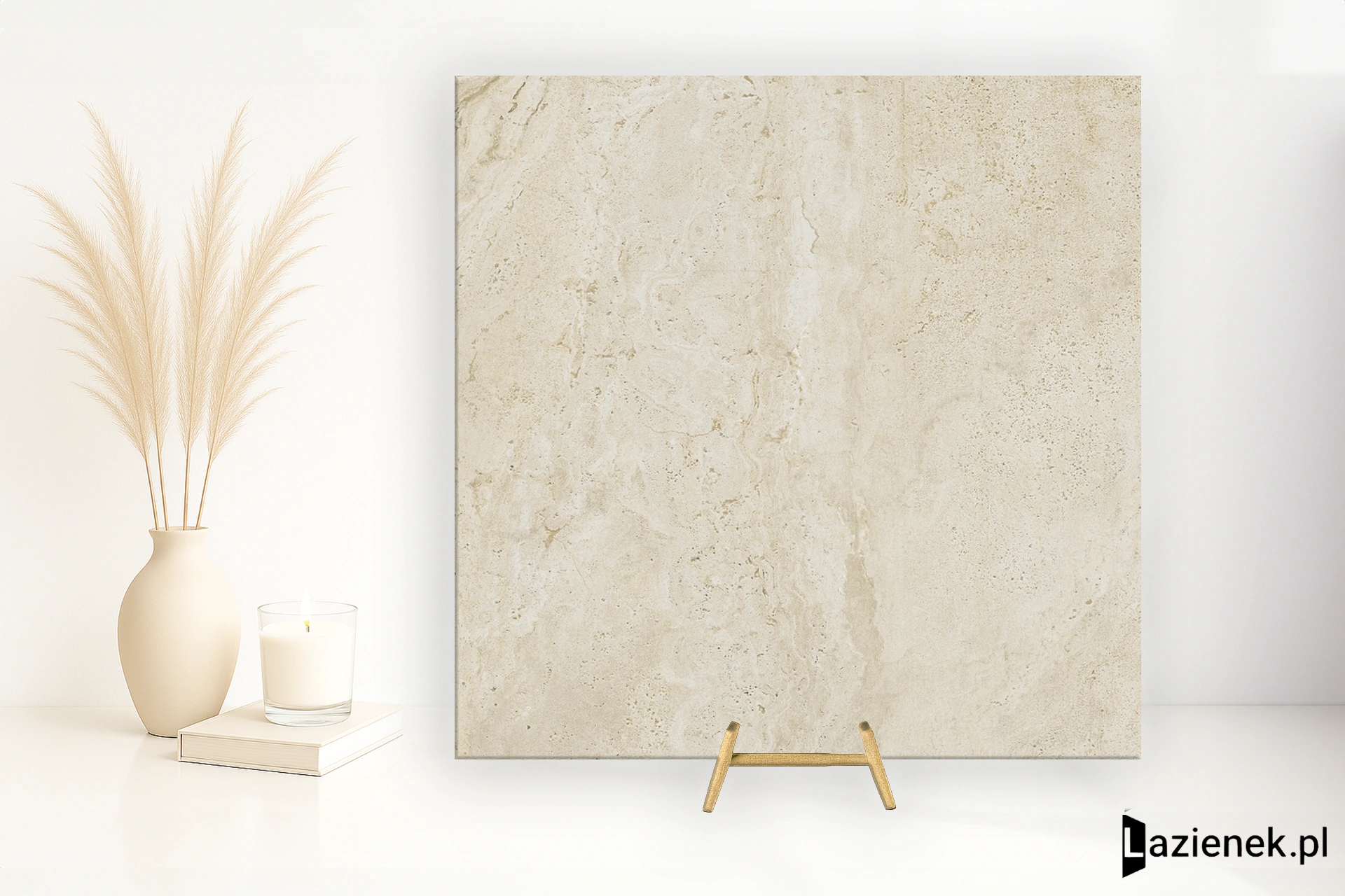 Provenza Unique Travertine Cream Minimal naturalna 60x60 cm gr. 10 mm - płytka rektyfikowana / EK6N