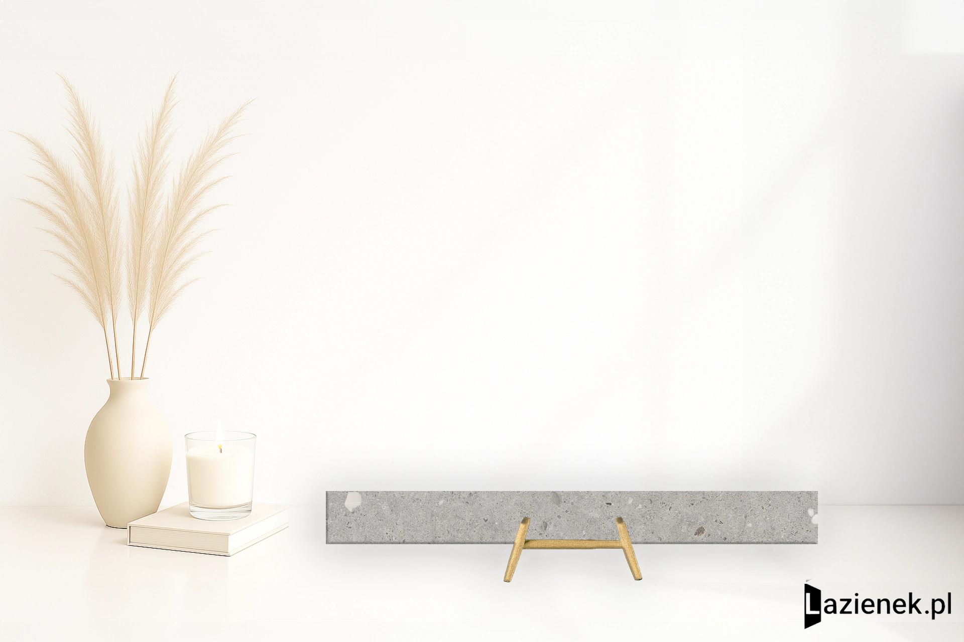 Provenza Ego Grigio naturalna 6.5x60 cm gr. 10 mm - płytka rektyfikowana / EGRP