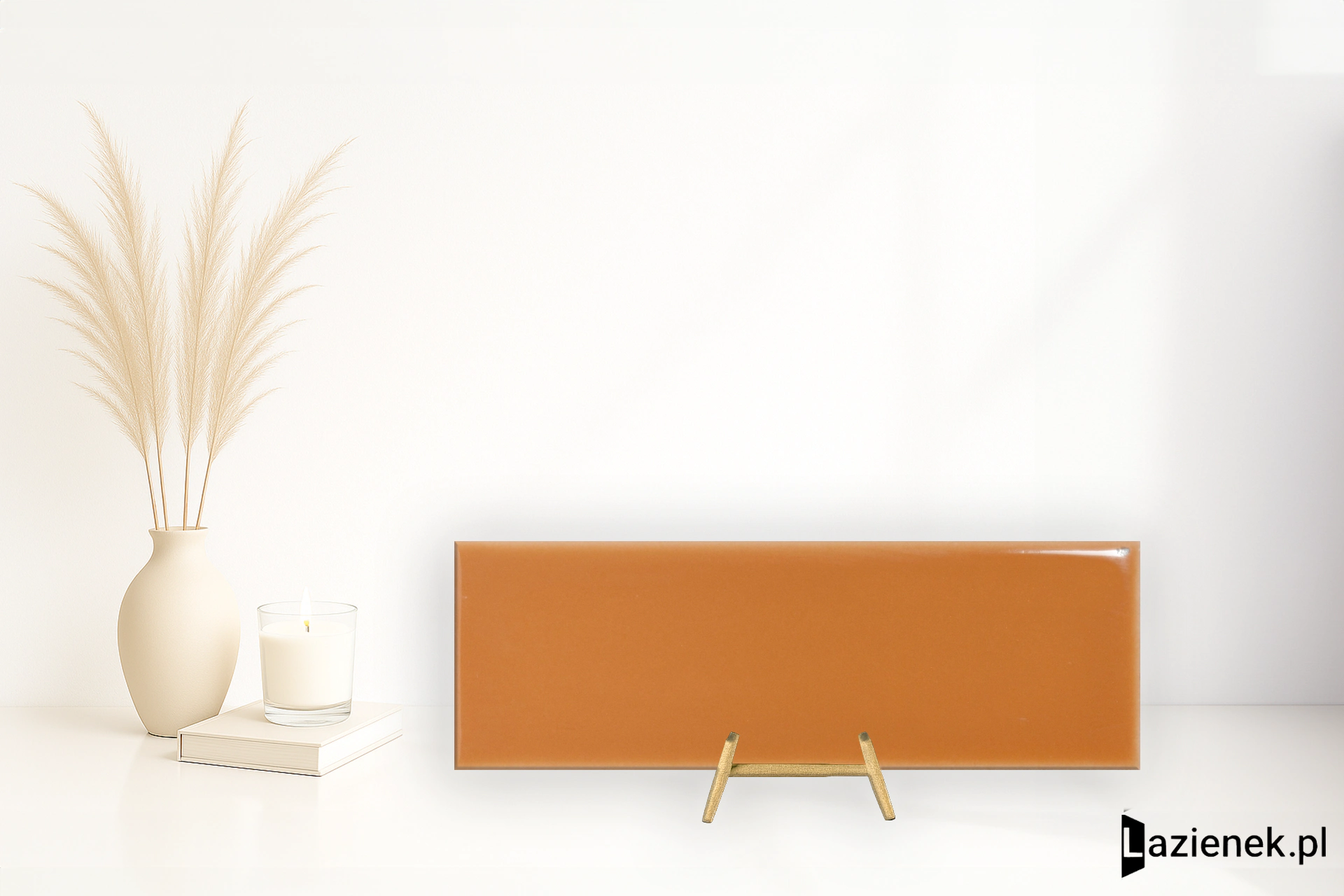 Quintessenza Fargblock Arancio błyszcząca 5x15 cm gr. 8 mm - płytka rektyfikowana/FGB109L