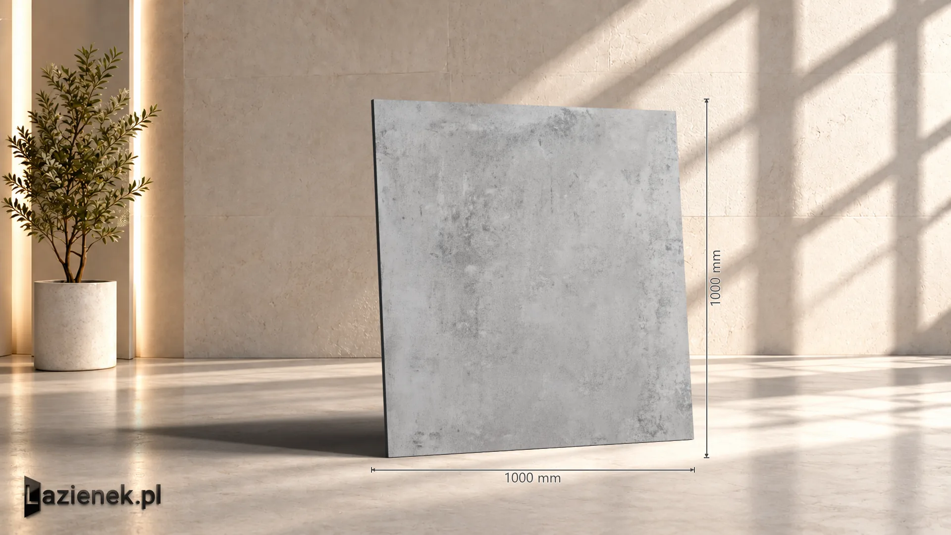 Ragno Clayton Iron C2 matowa r10 100x100 cm gr. 9 mm - płytka rektyfikowana / RAGP