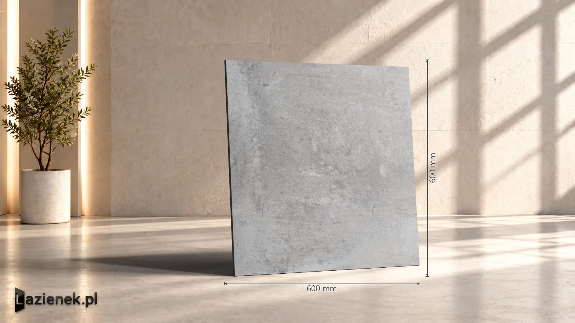 Ragno Clayton Iron C2 matowa r10 60x60 cm gr. 9 mm - płytka rektyfikowana / RAPE