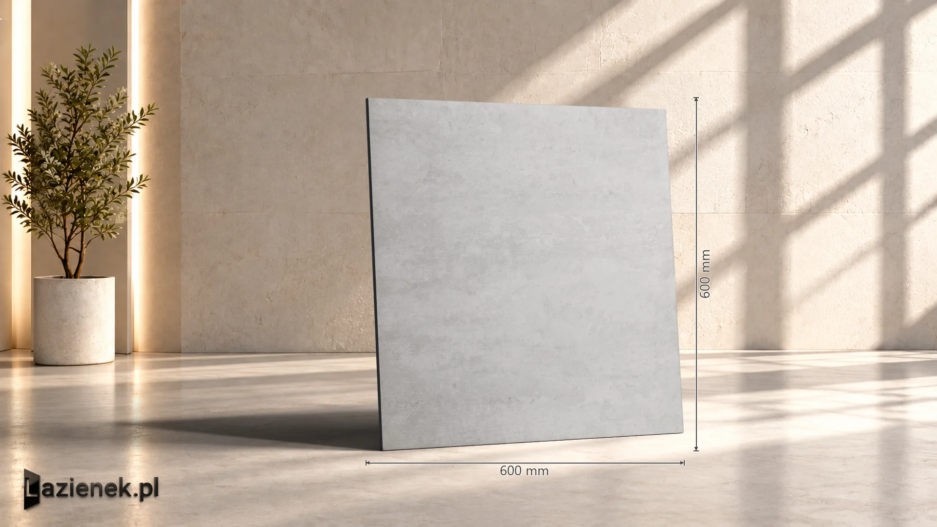 Ragno Concept Bianco matowa 60x60 cm gr. 10 mm - płytka rektyfikowana / R284