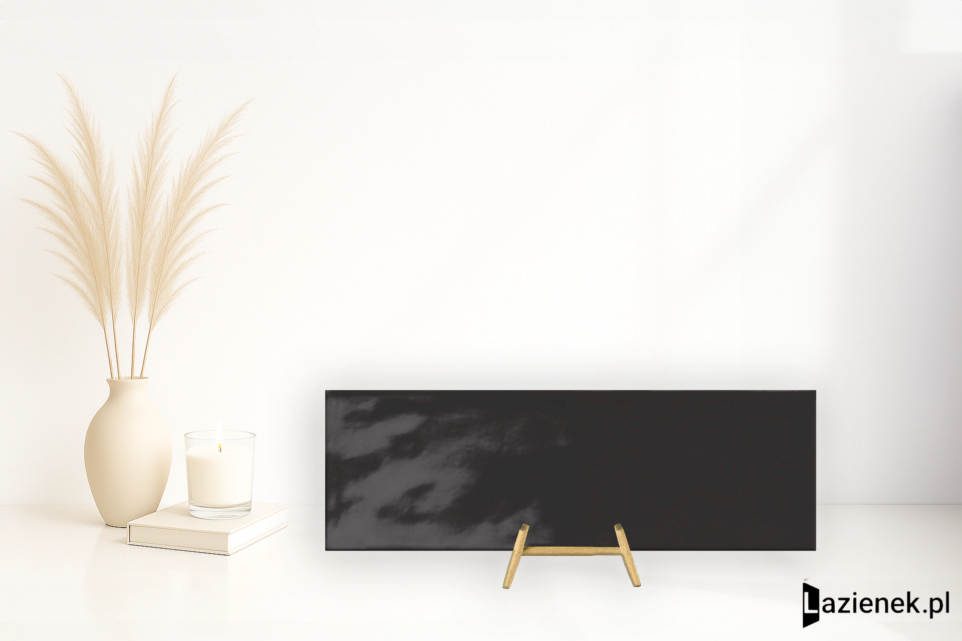 Ragno Brick Glossy Black matowa 10x30 cm gr. 8 mm - płytka nierektyfikowana / R4GN