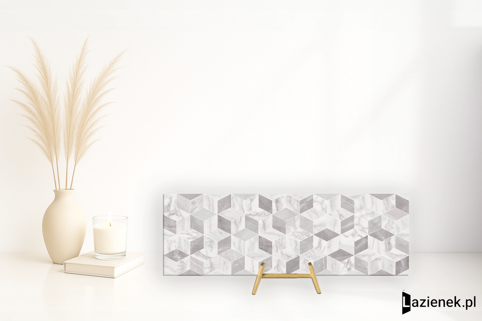 Ragno Imperiale Bianco błyszcząca 30x90 cm gr. 10 mm - płytka rektyfikowana / R75E
