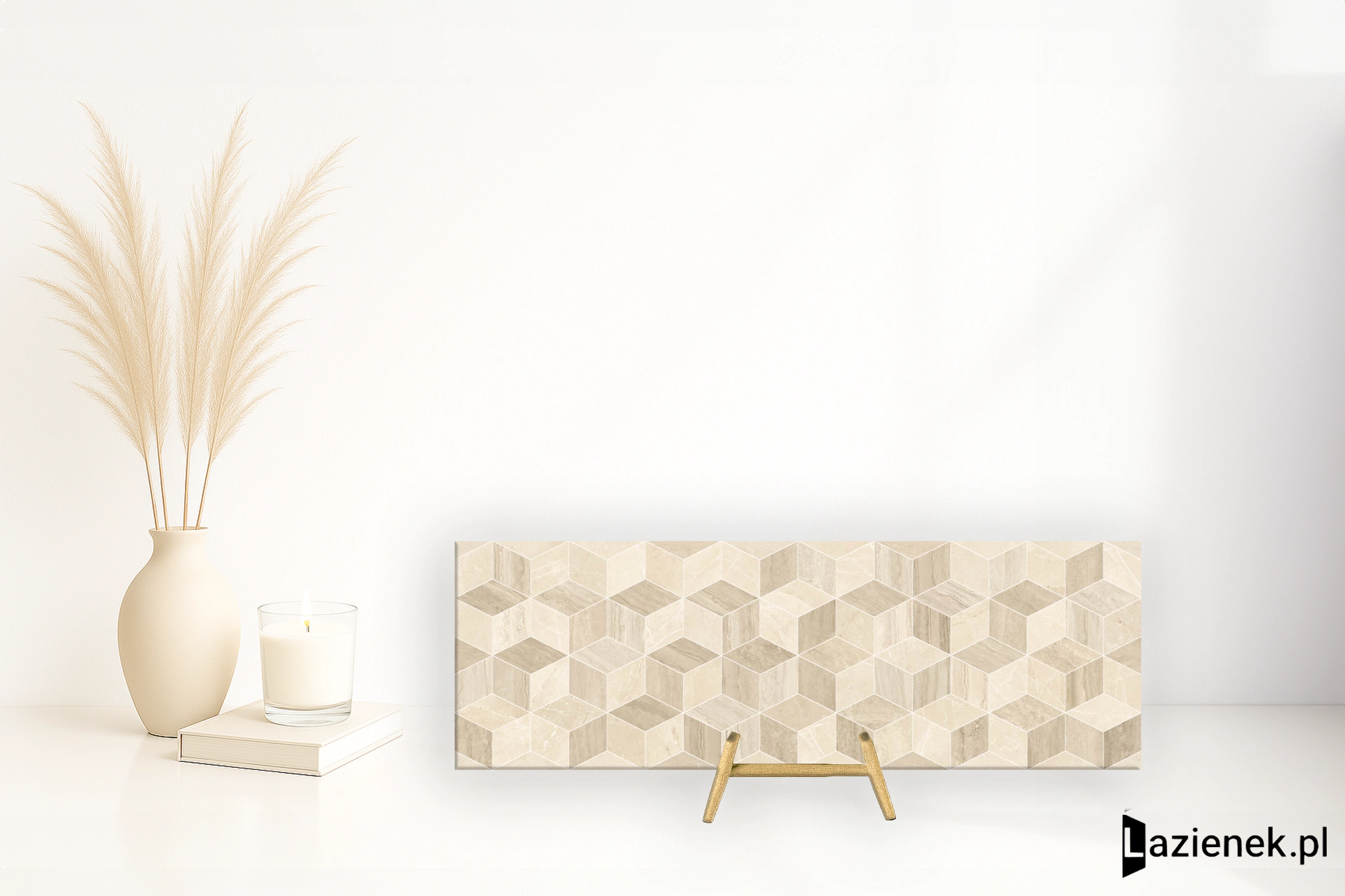 Ragno Imperiale Travertino błyszcząca 30x90 cm gr. 10 mm - płytka rektyfikowana / R75G