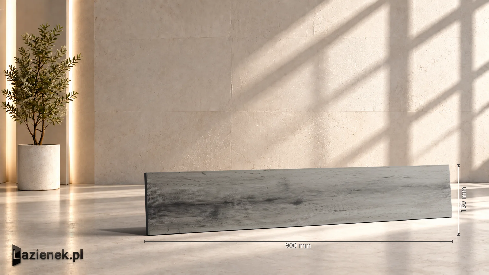 Ragno Woodstory Grigio matowa 15x90 cm gr. 8 mm - płytka rektyfikowana / R5QV