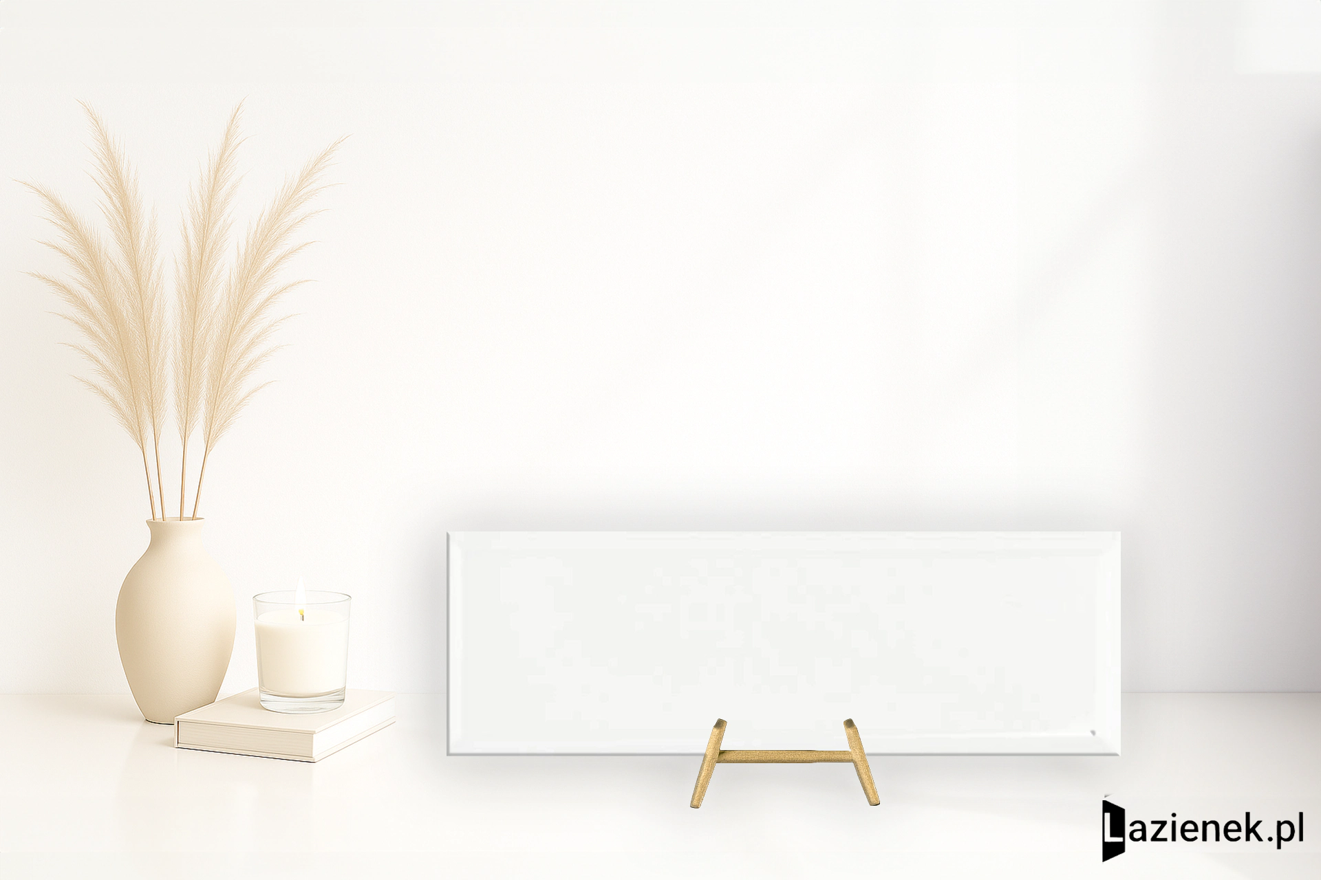 Ragno Unitech Bianco błyszcząca 10x30 cm gr. 9 mm - płytka nierektyfikowana / RAA1