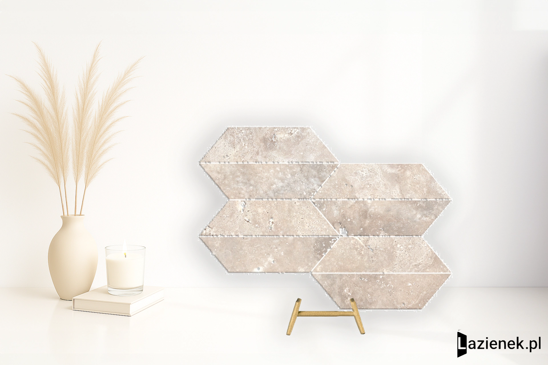 Ragno Realstone_Travertino Cross Beige matowa 29.4x40.7 cm gr. 9 mm - płytka rektyfikowana / RCLG