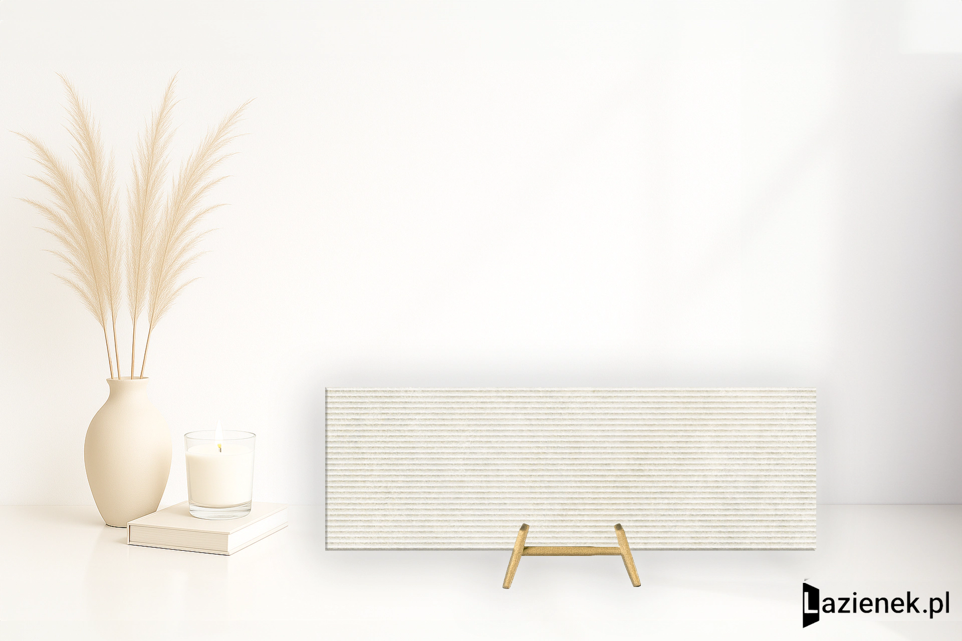 Ragno Tiempo Wall Bianco matowa 30x90 cm gr. 10 mm - płytka rektyfikowana / RCRW