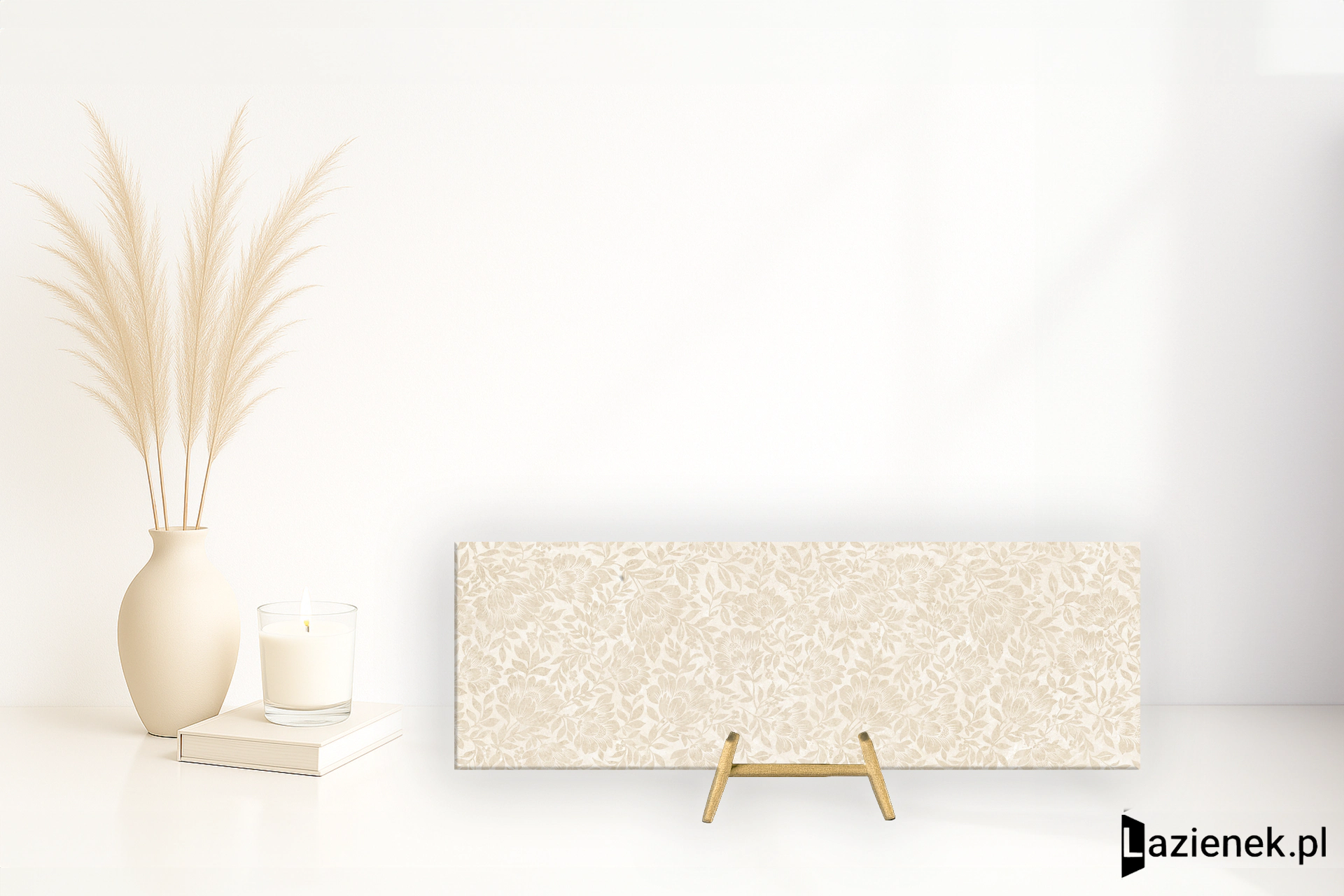 Ragno Travertino Wall Cross Bianco matowa 40x120 cm gr. 9 mm - płytka rektyfikowana / RCUV
