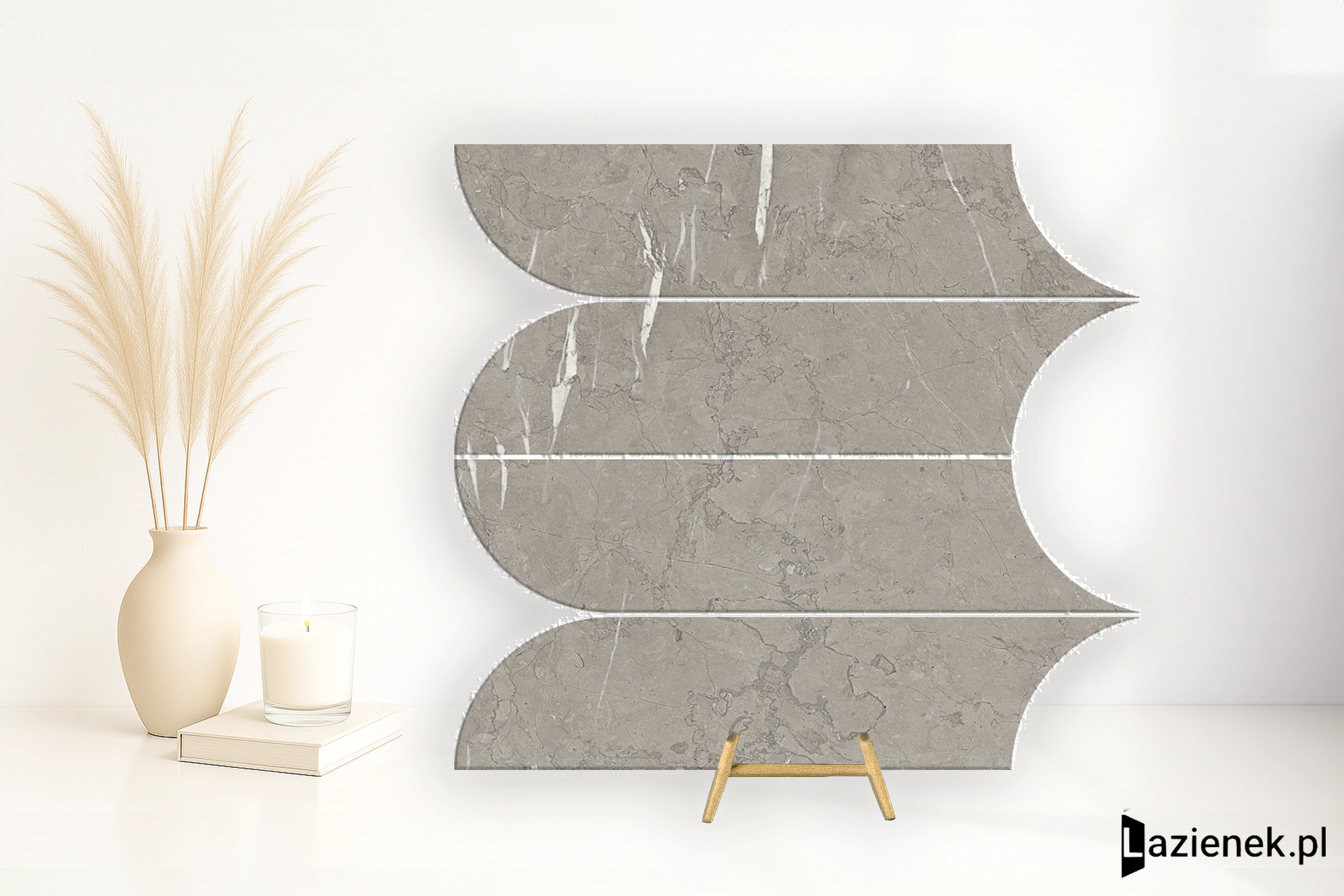 Ragno Incanto Velvet Taupe błyszcząca 28.1x31 cm gr. 10 mm - płytka nierektyfikowana / RANR