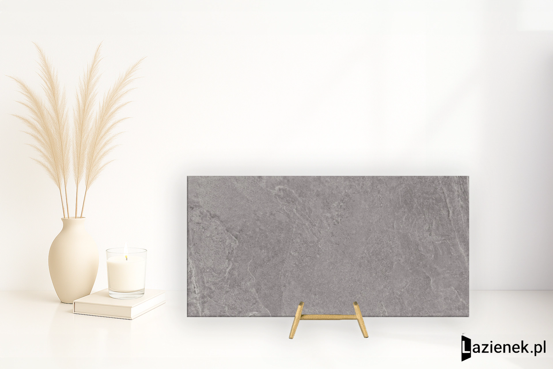 Ragno Realstone_Slate Iron matowa 75x150 cm gr. 10 mm - płytka rektyfikowana / R5YR