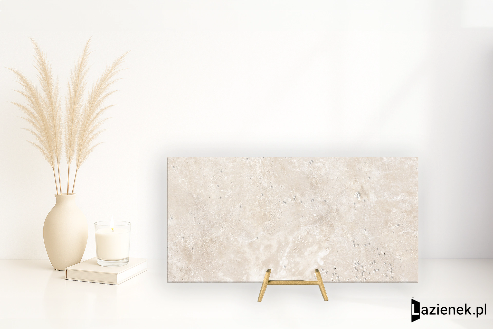 Ragno Realstone_Travertino Cross Bianco matowa 30x60 cm gr. 9 mm - płytka rektyfikowana / RCD2