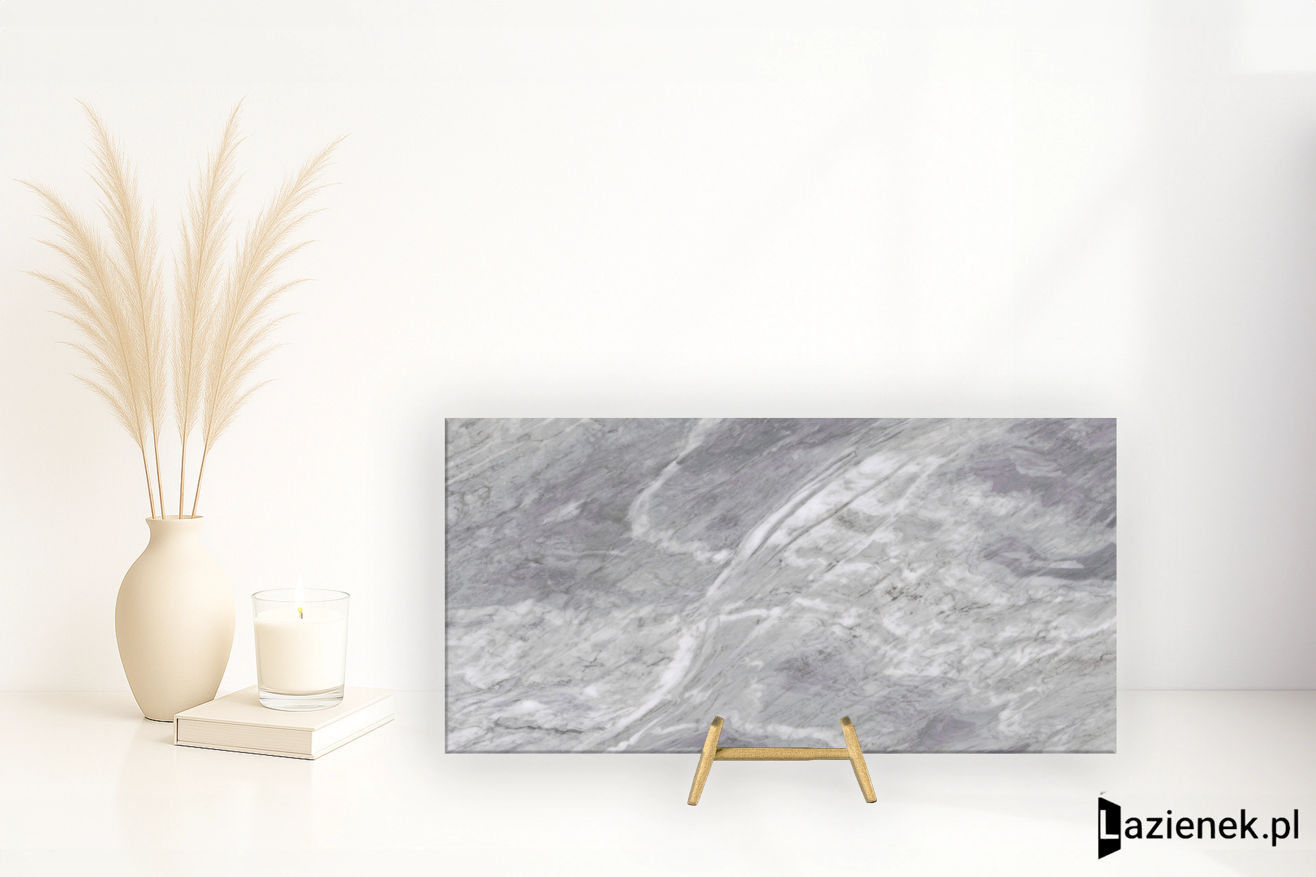 Ragno Incanto Bardiglio błyszcząca 60x120 cm gr. 6 mm - płytka rektyfikowana / R8S7
