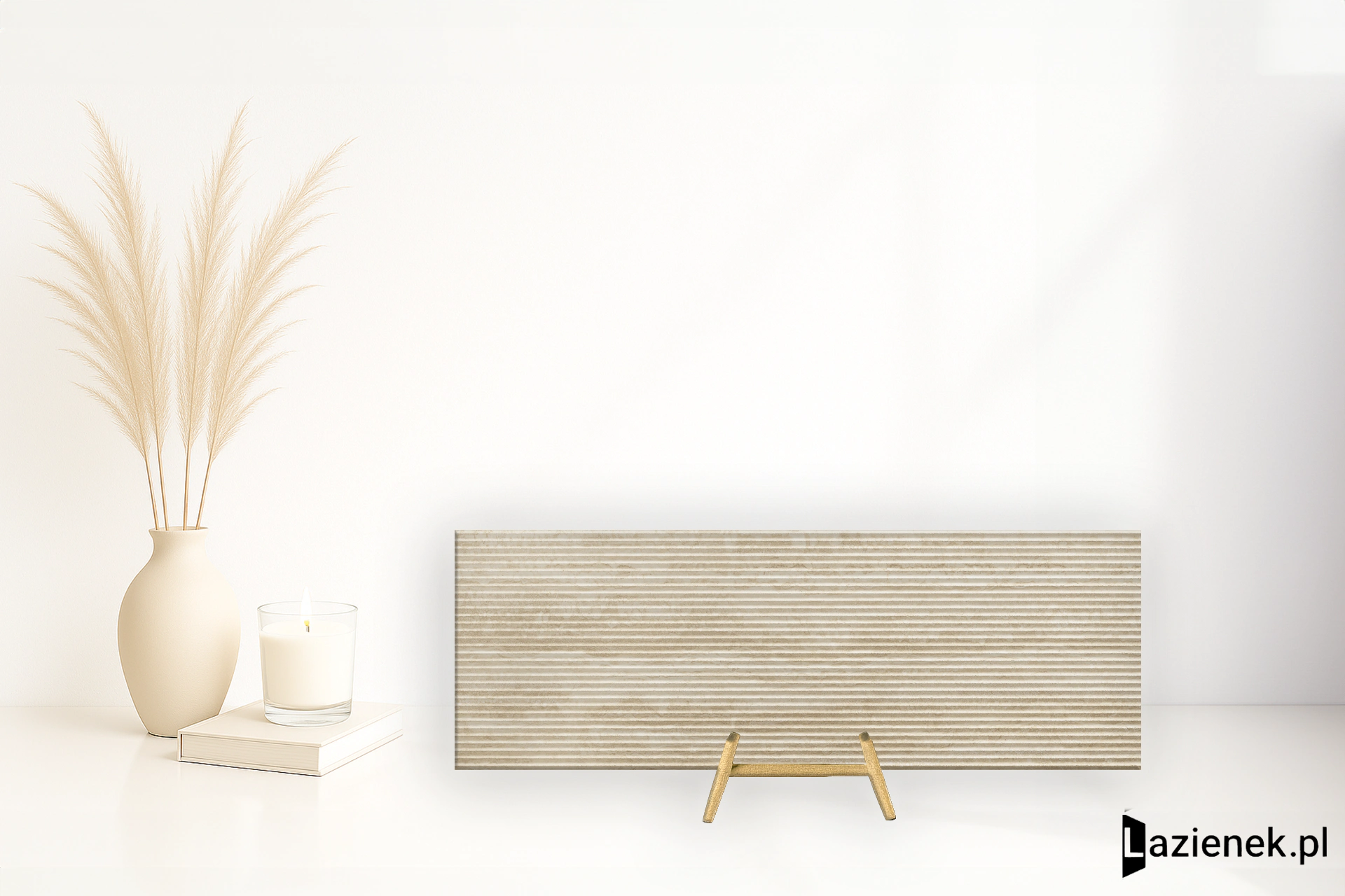 Ragno Travertino Wall Vein Beige matowa 40x120 cm gr. 12 mm - płytka rektyfikowana / RCUT