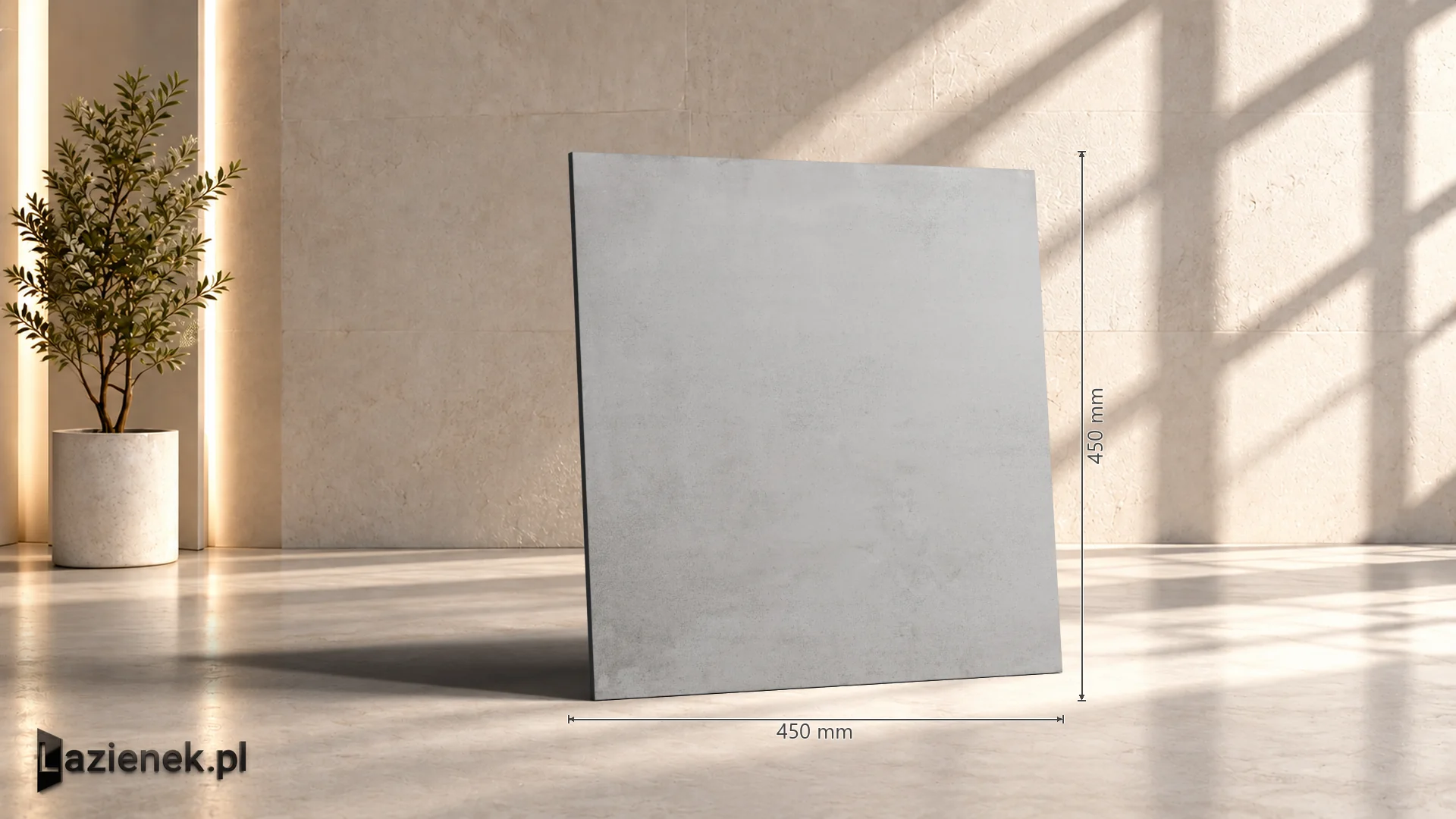 Ragno Replace Grigio matowa 45x45 cm gr. 8 mm - płytka nierektyfikowana / R55J
