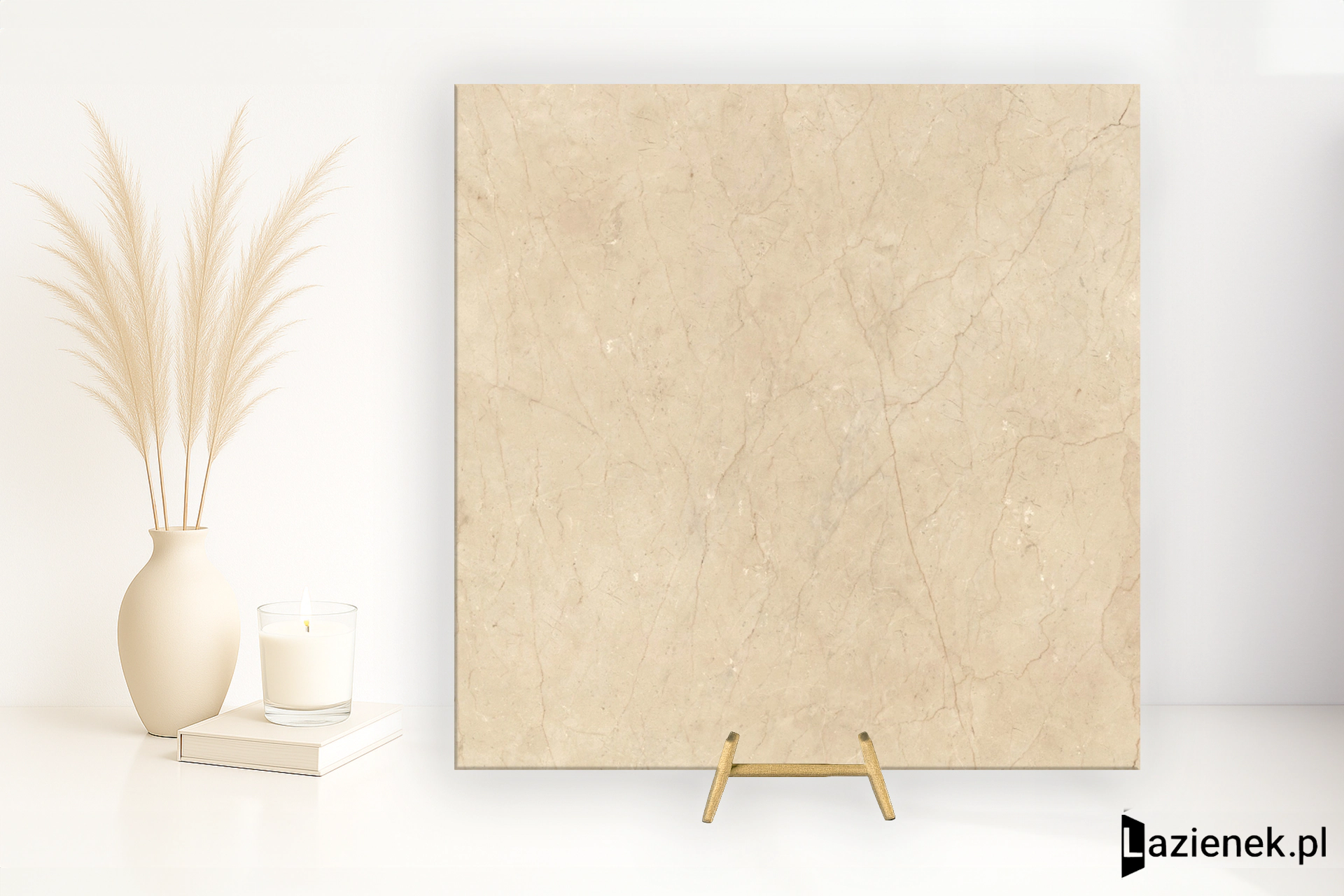 Ragno Incanto Beige Alicante błyszcząca 120x120 cm gr. 6 mm - płytka rektyfikowana / RAAK