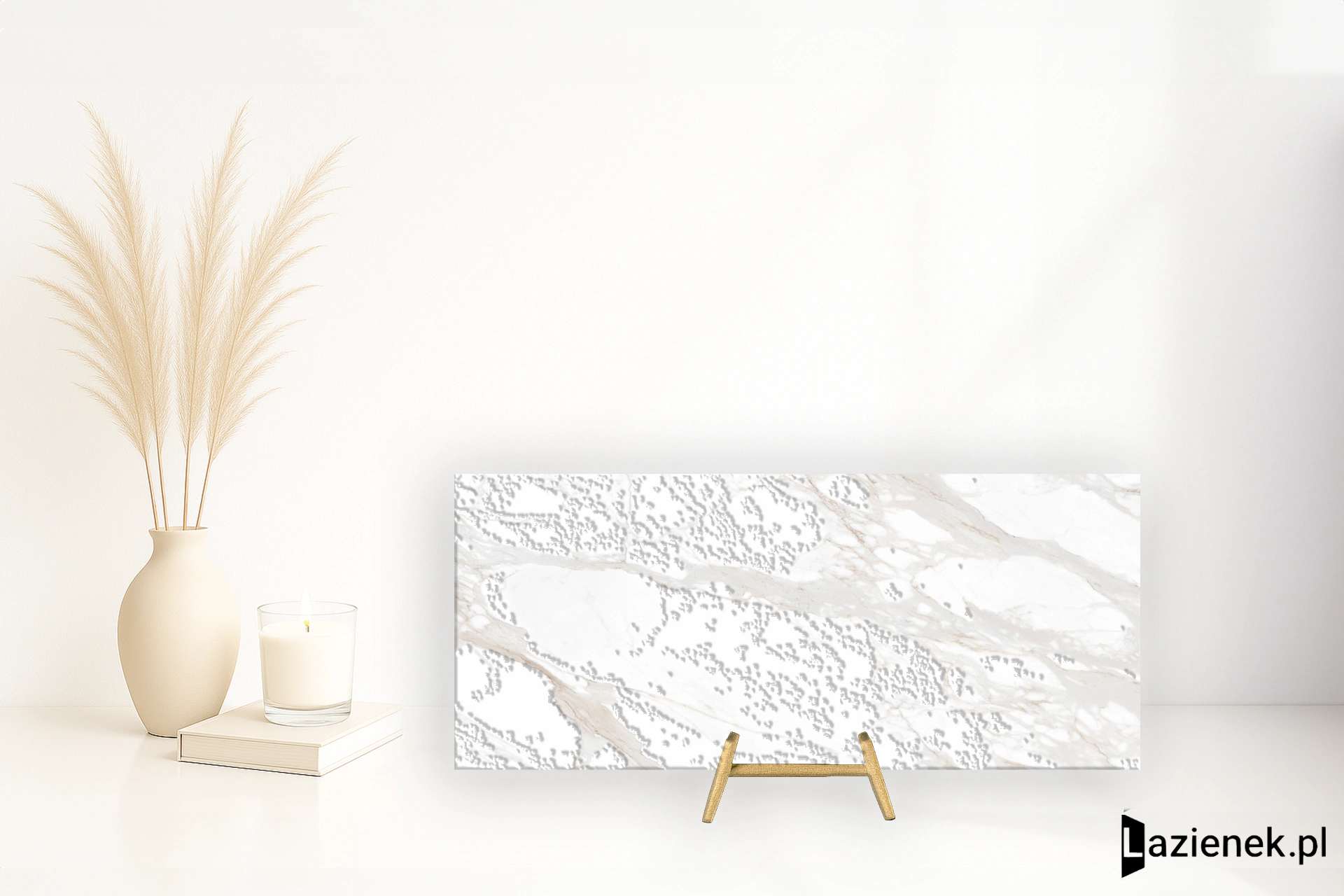 Ragno Incanto Calacatta Nobile błyszcząca 120x278 cm gr. 6 mm - płytka rektyfikowana / R8ND