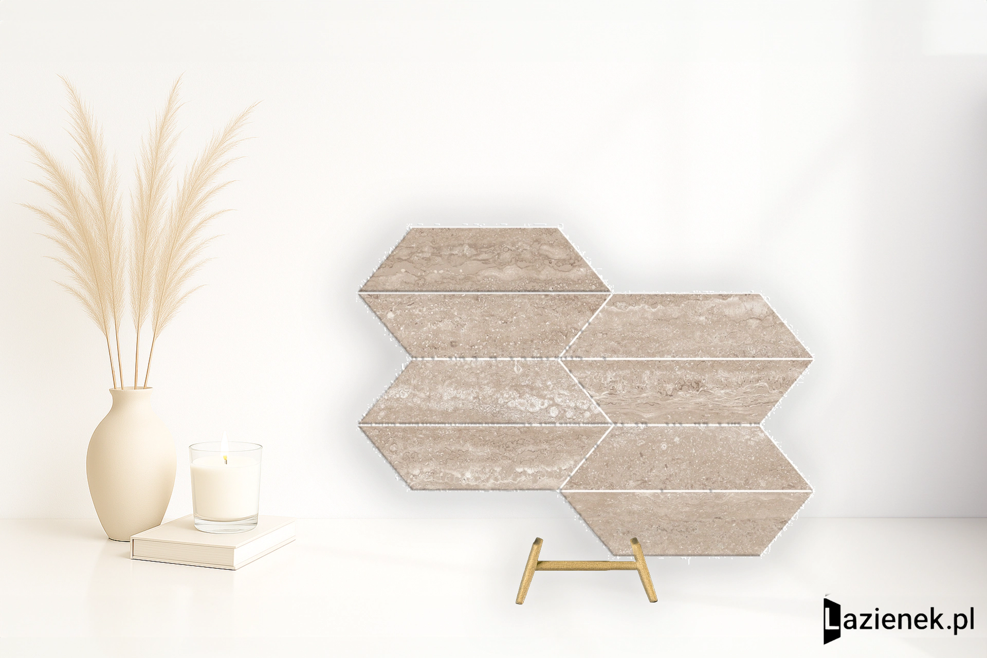 Ragno Realstone_Travertino Vein Noce matowa 29.4x40.7 cm gr. 9 mm - płytka rektyfikowana / RCLD
