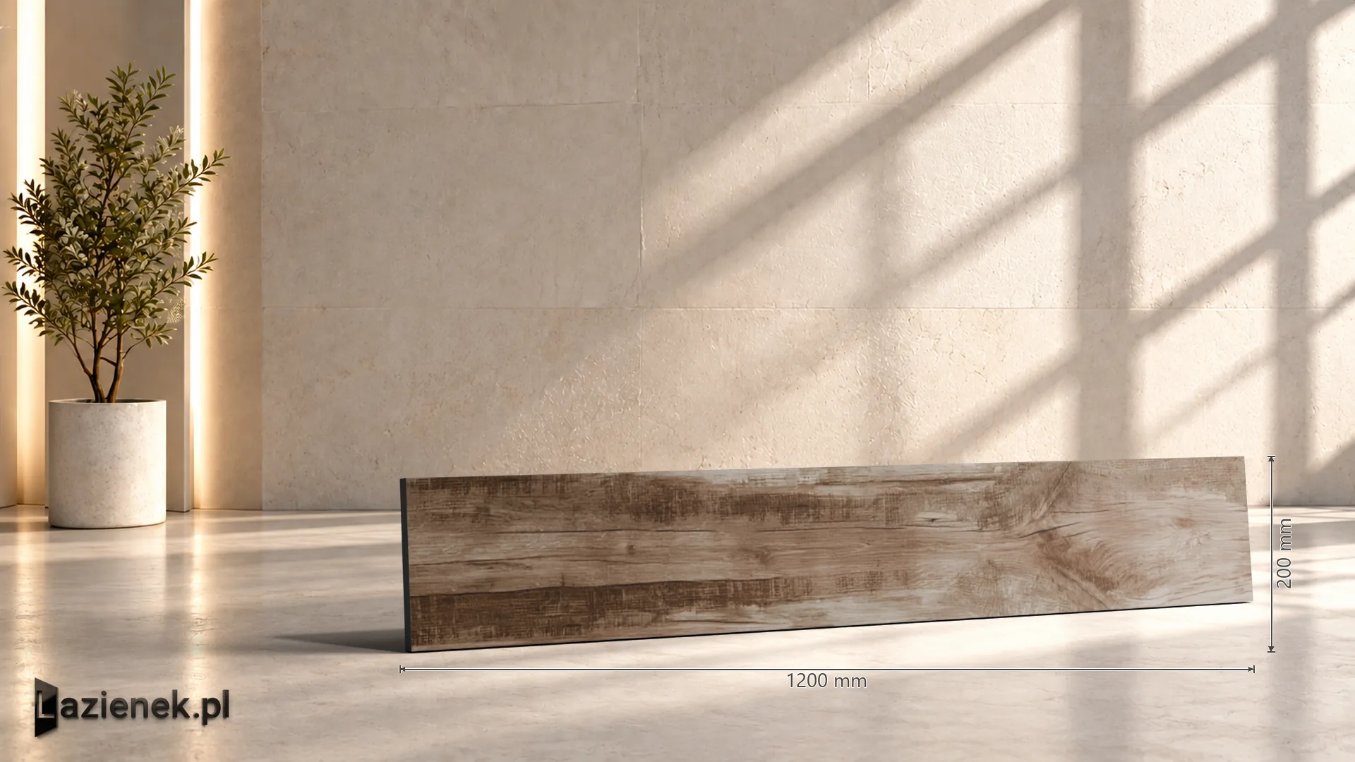 Ragno Woodmania Musk antyspoślizgowa 20x120 cm gr. 10 mm - płytka rektyfikowana / R56P