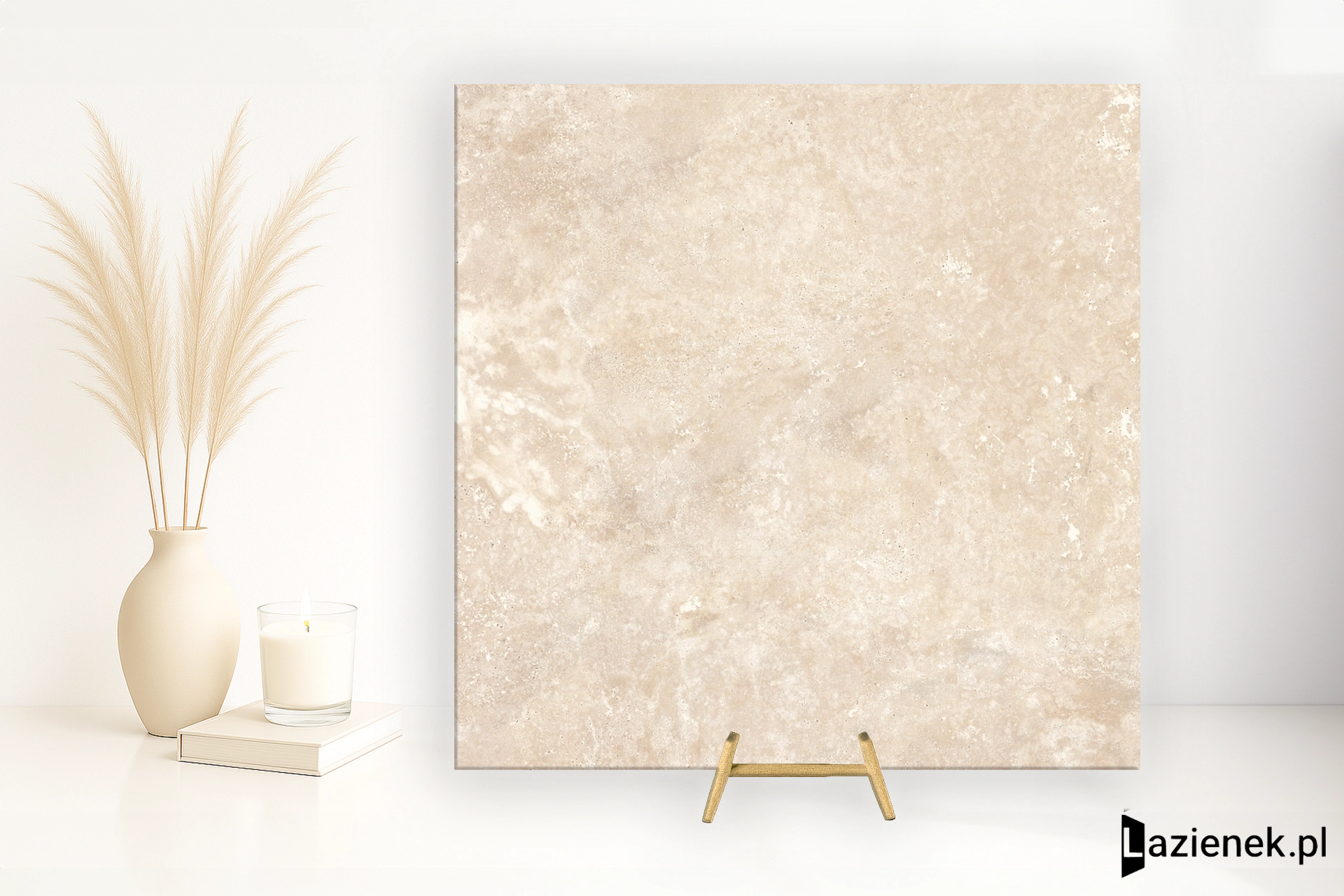 Ragno Realstone_Travertino Cross Beige matowa 60x60 cm gr. 9 mm - płytka rektyfikowana / RCCT