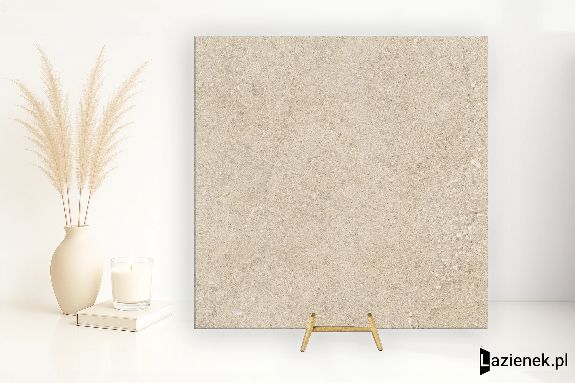 Ragno Kalkstone Sand matowa 120x120 cm gr. 10 mm - płytka rektyfikowana / RAL3