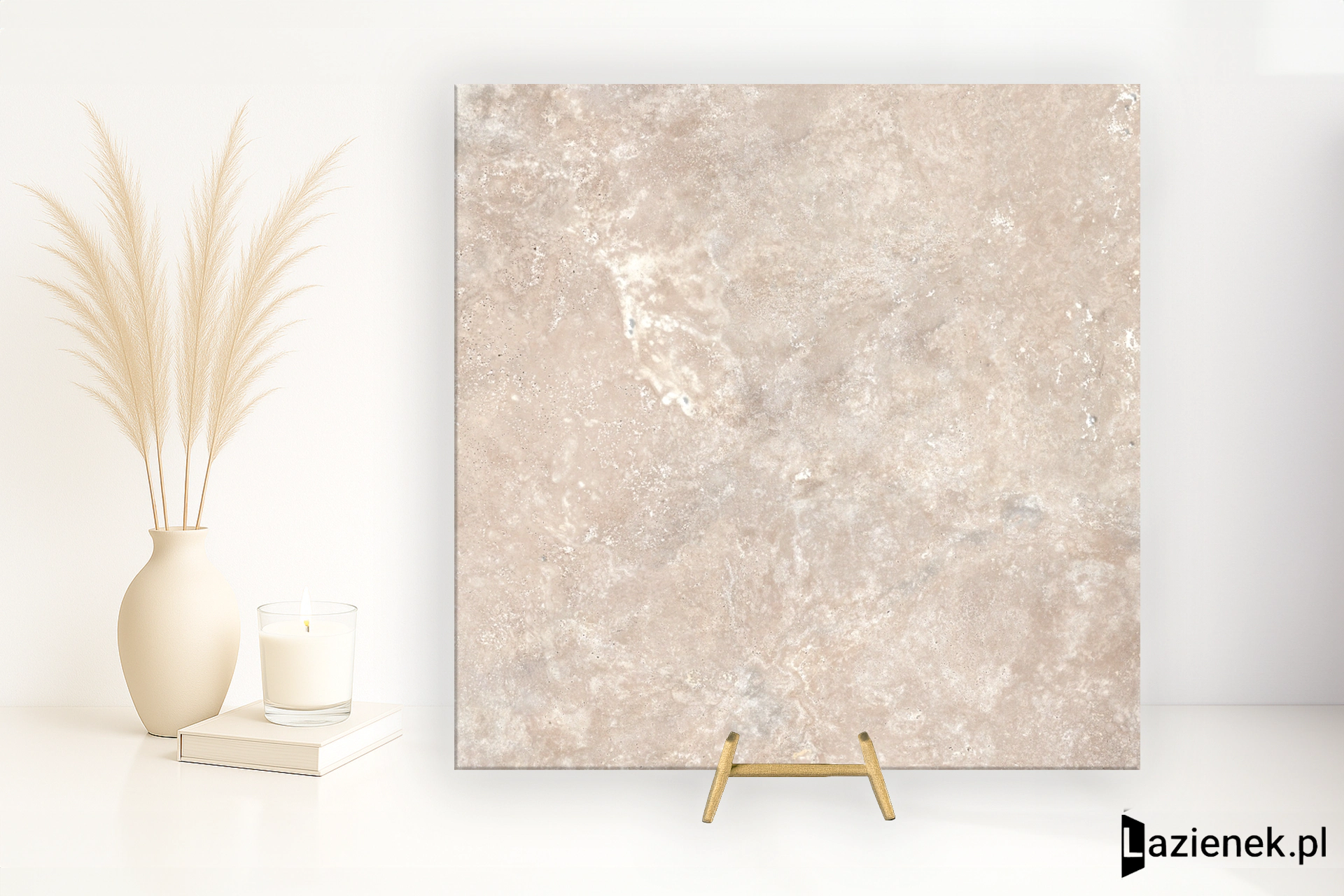 Ragno Realstone_Travertino Cross Noce strukturalna 80x80 cm gr. 20 mm - płytka rektyfikowana / RCES