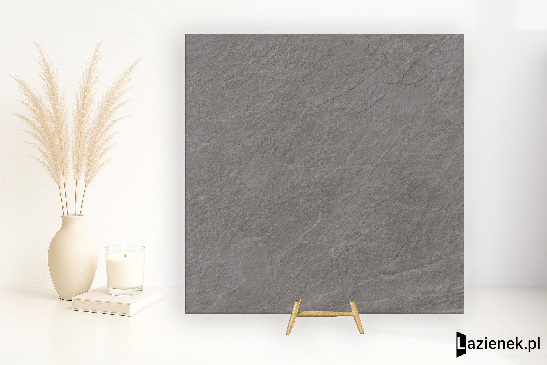 Ragno Realstone_Slate Iron strukturalna 80x80 cm gr. 20 mm - płytka rektyfikowana / R645