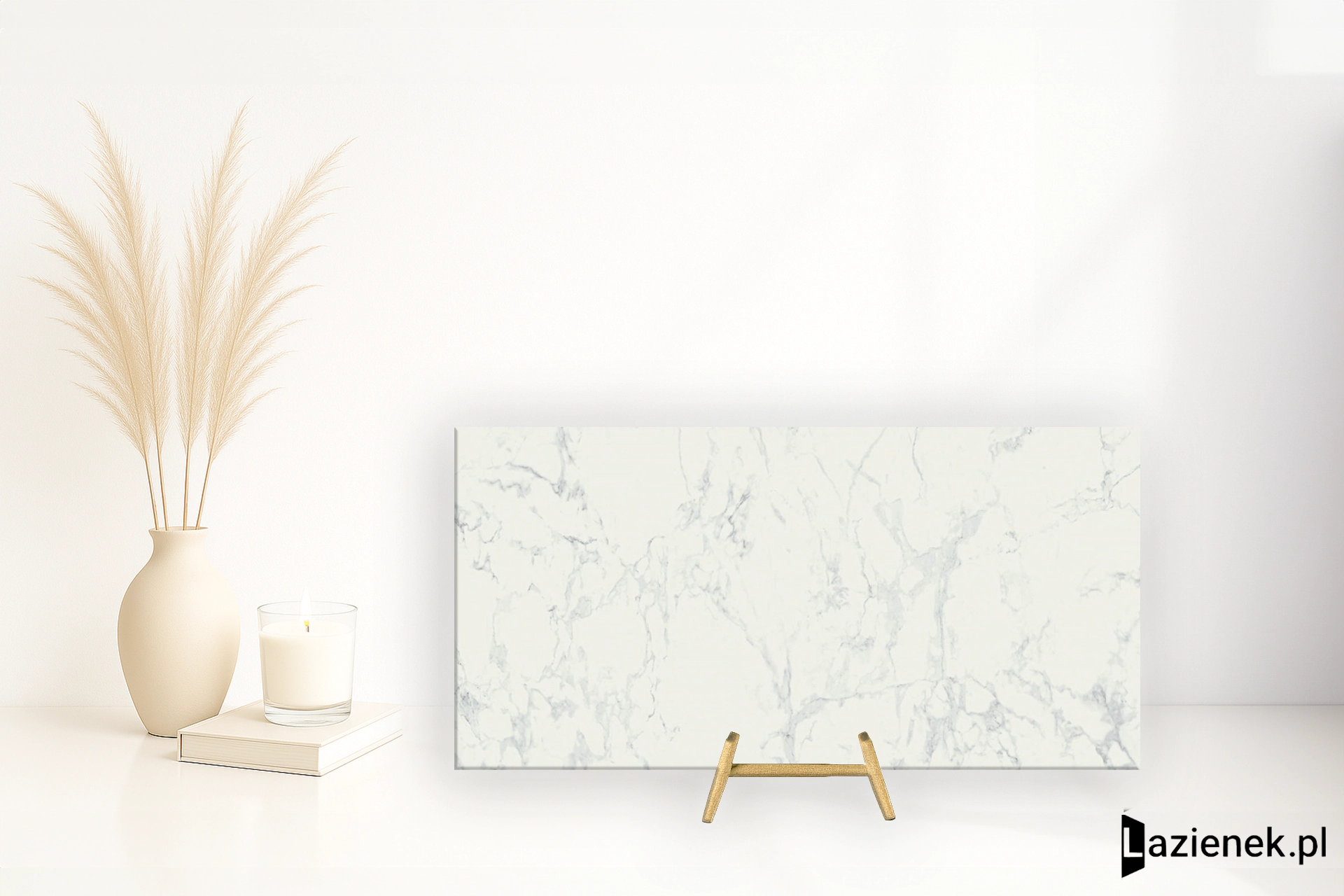 Ragno Imperiale Bianco błyszcząca 58x116 cm gr. 10 mm - płytka rektyfikowana / R70Z