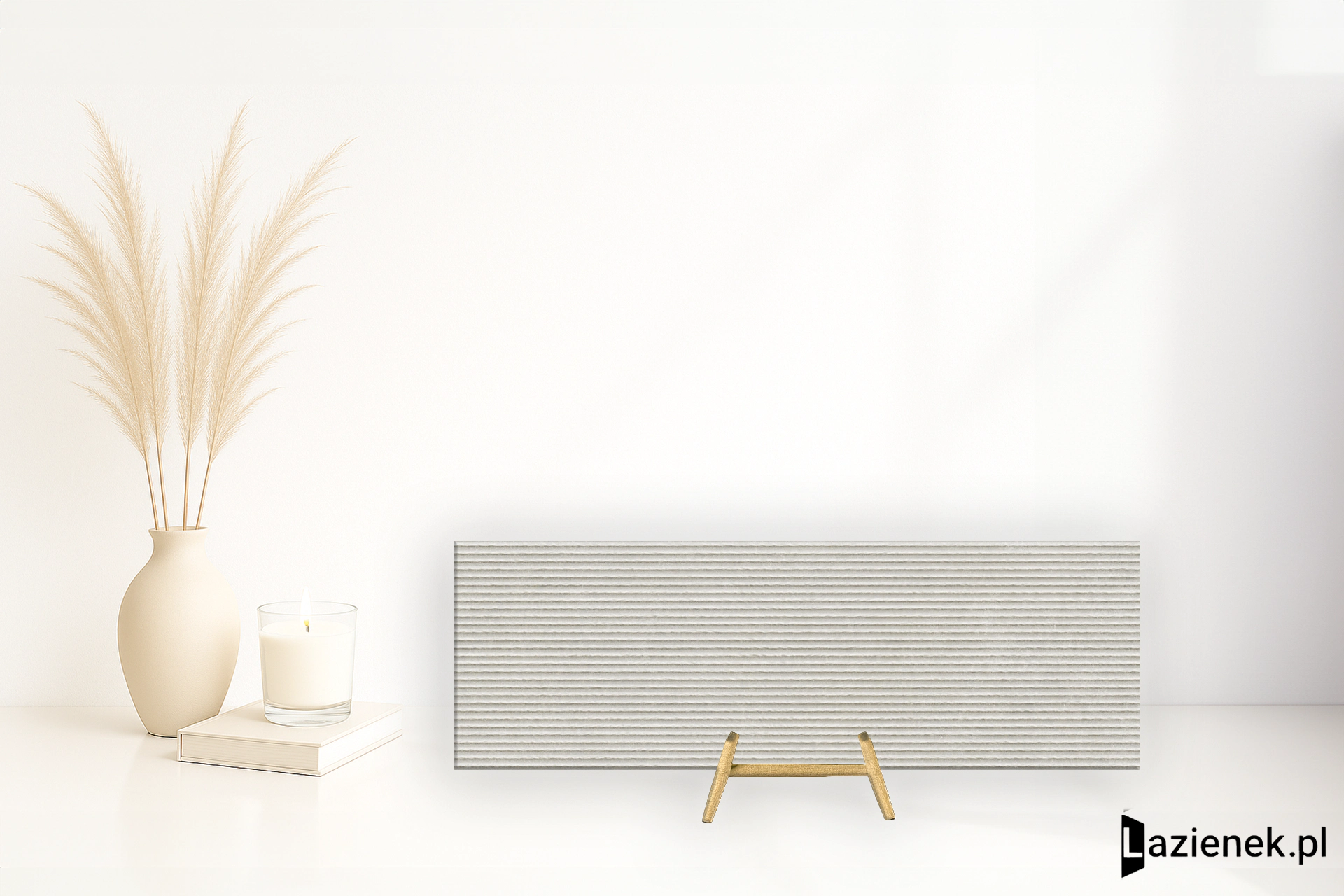 Ragno Tiempo Wall Grigio matowa 30x90 cm gr. 10 mm - płytka rektyfikowana / RCRV