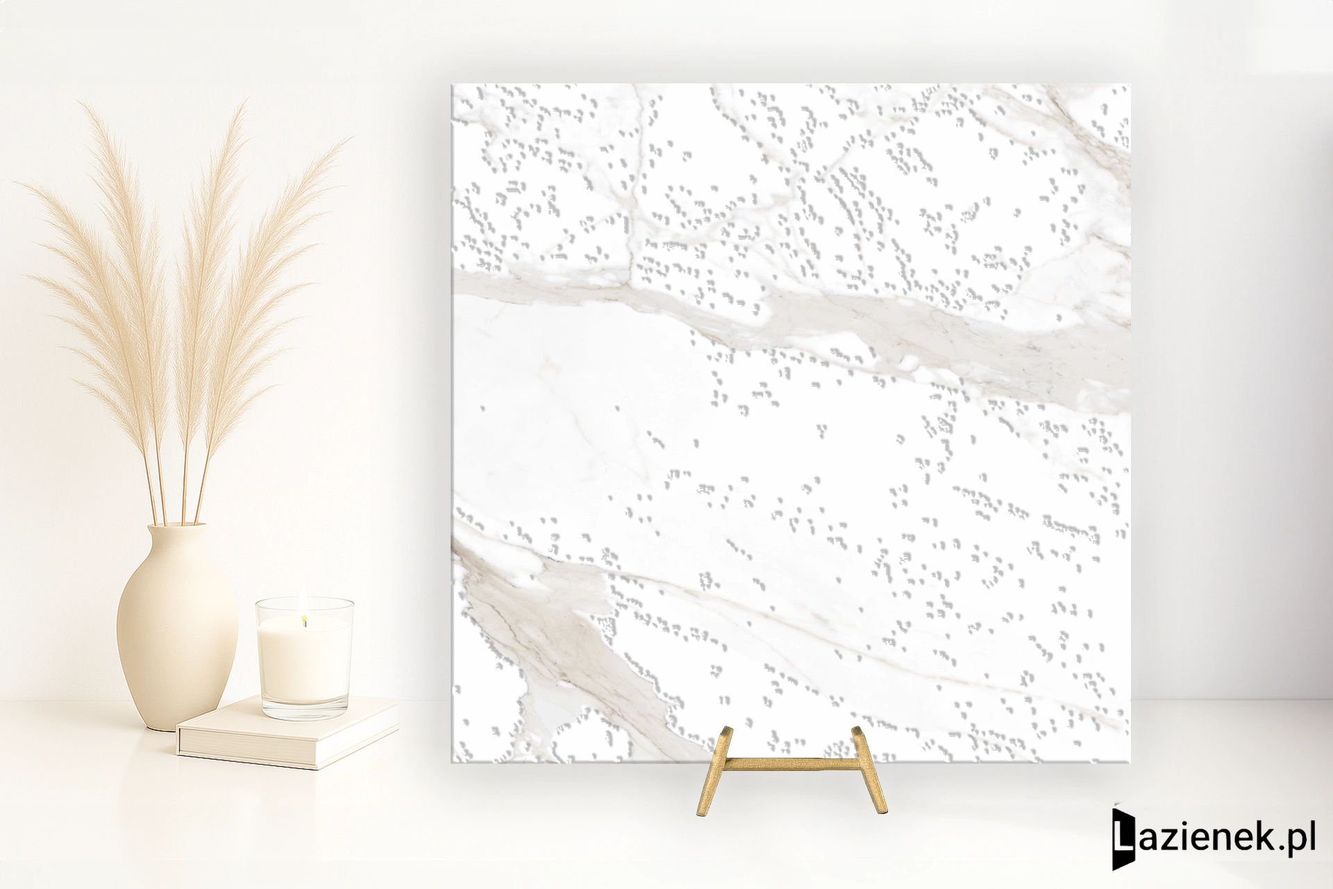 Ragno Incanto Calacatta Nobile matowa 120x120 cm gr. 6 mm - płytka rektyfikowana / R8PG