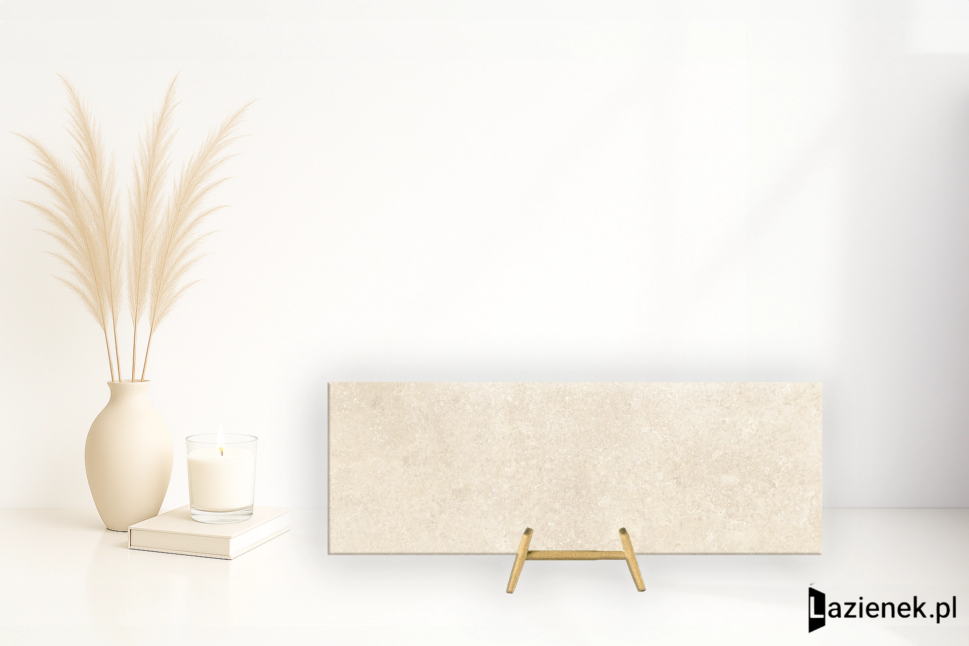 Ragno Travertino Wall Cross Beige matowa 40x120 cm gr. 9 mm - płytka rektyfikowana / RCUH
