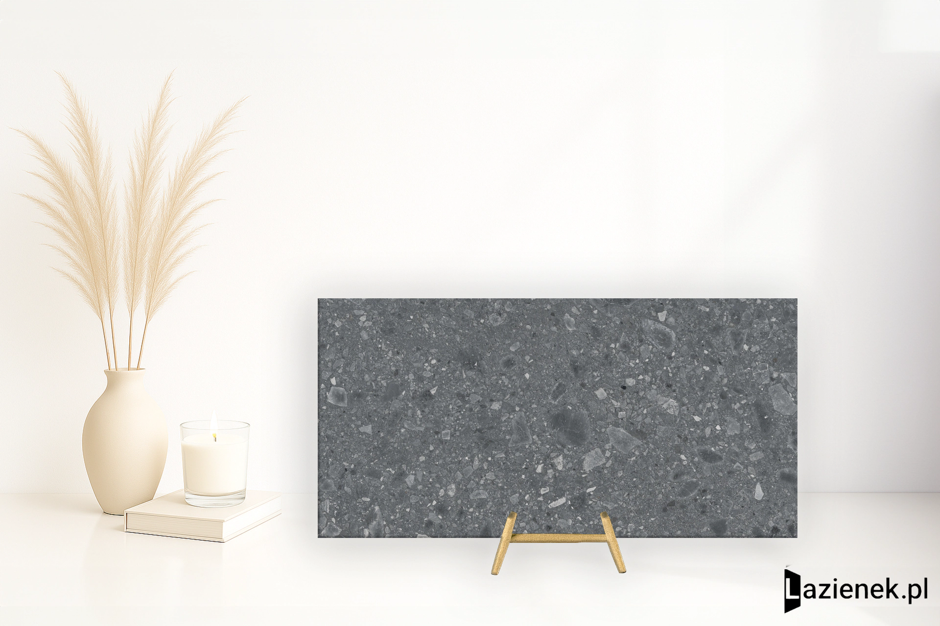 Ragno Realstone_Ceppo Antracite strukturalna 60x120 cm gr. 20 mm - płytka rektyfikowana / RCYR