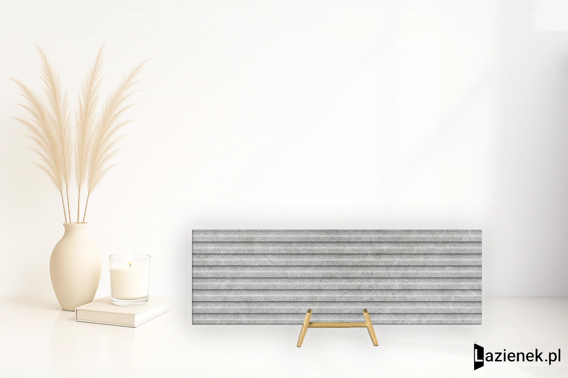 Ragno Richmond Silver matowa 33x100 cm gr. 10 mm - płytka rektyfikowana / RADC