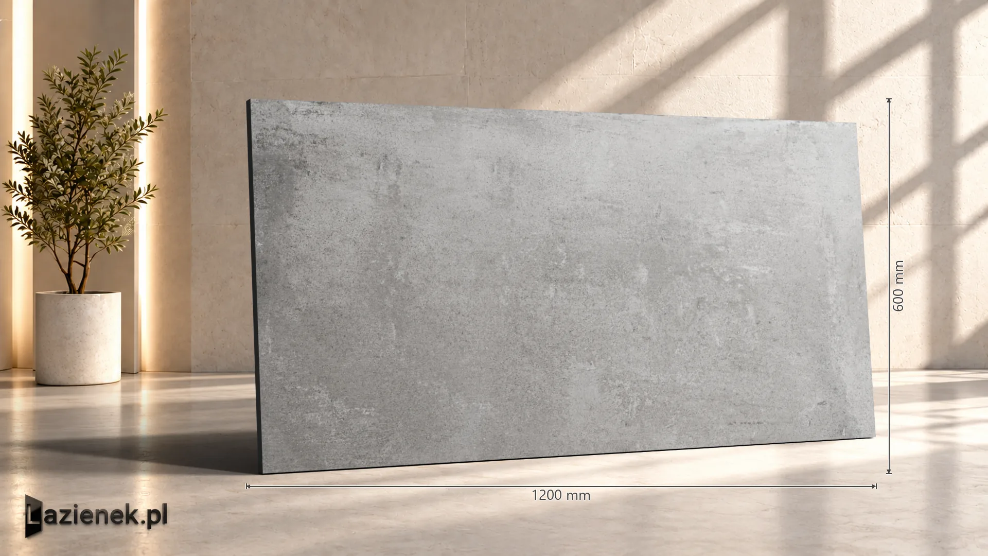 Ragno Clayton Iron strukturalna 60x120 cm gr. 9 mm - płytka rektyfikowana / RANH