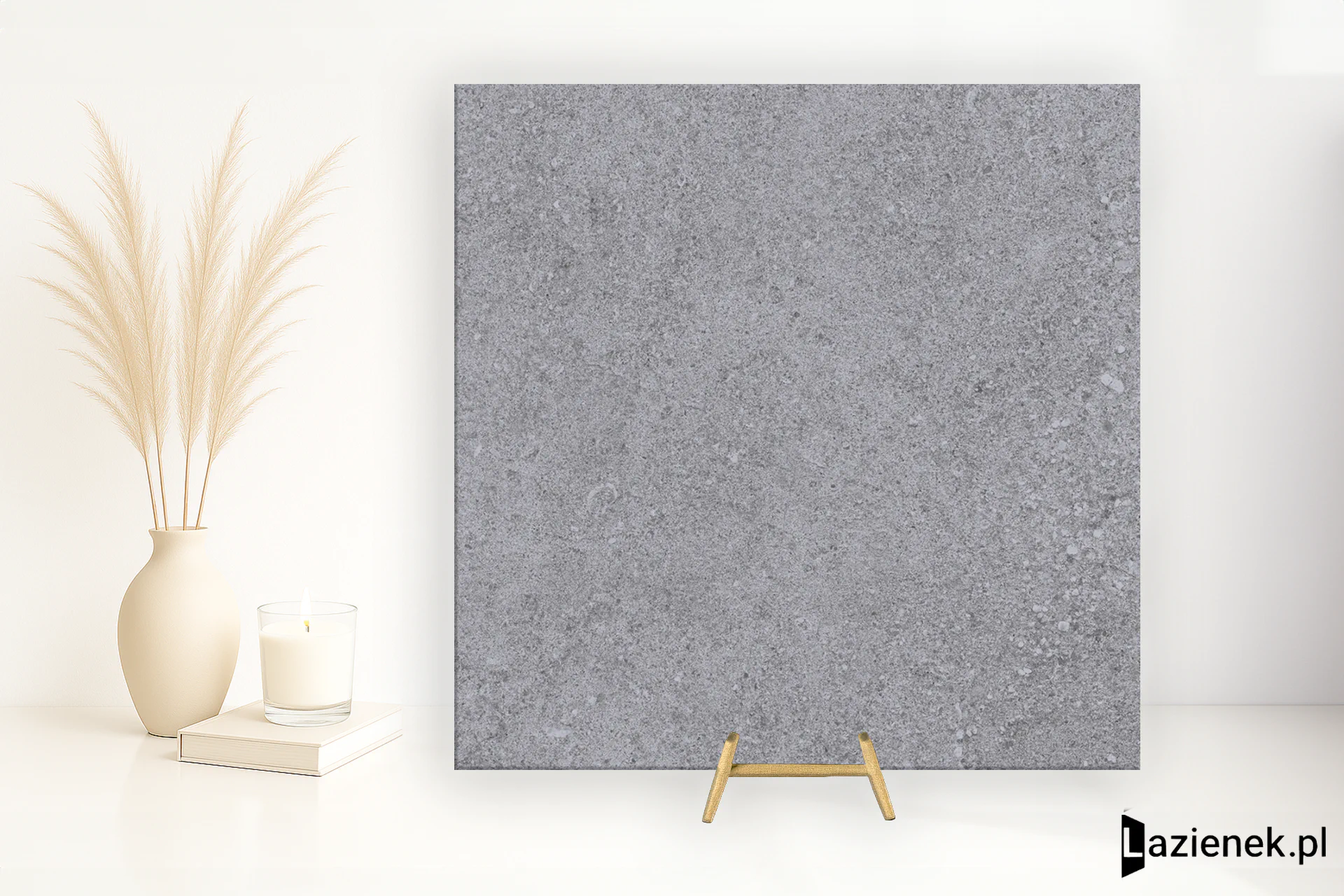 Ragno Kalkstone Grey matowa 120x120 cm gr. 10 mm - płytka rektyfikowana / RAL9