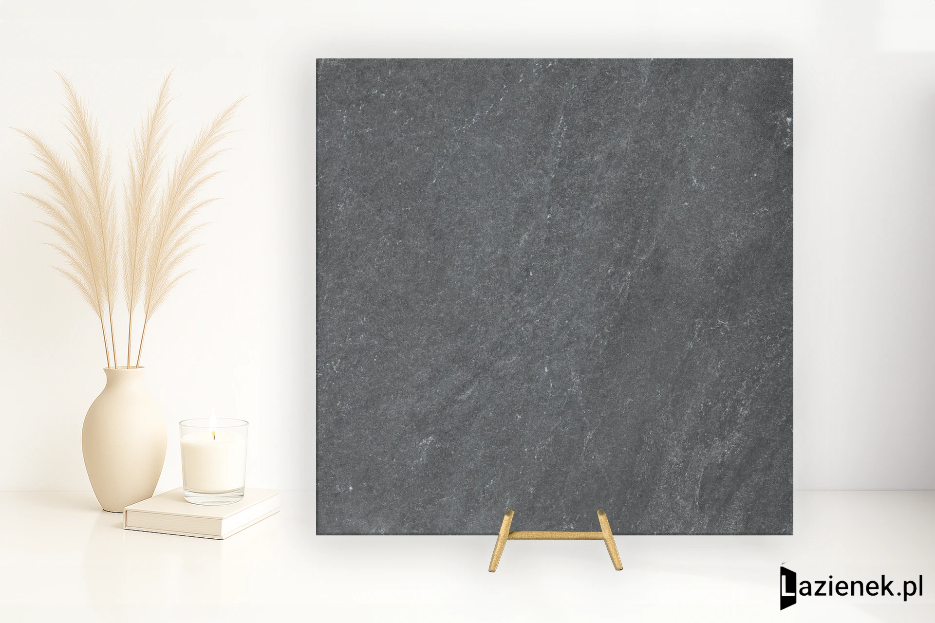 Refin Primal Coal matowa 60x60 cm gr. 9 mm - płytka rektyfikowana/OK57