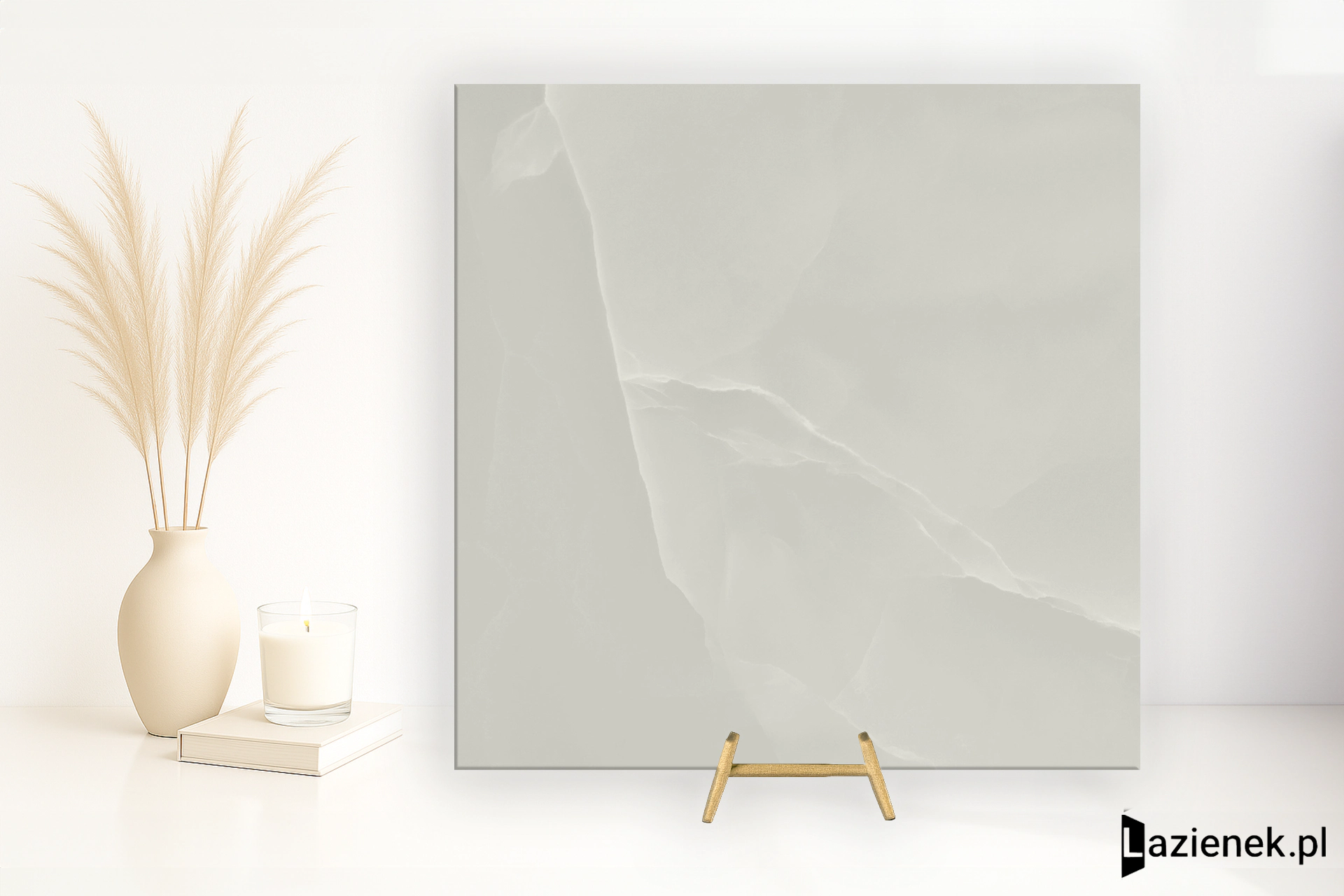 Refin Prestigio Onyx Grey satyna 60x60 cm gr. 9 mm - płytka rektyfikowana/NZ99