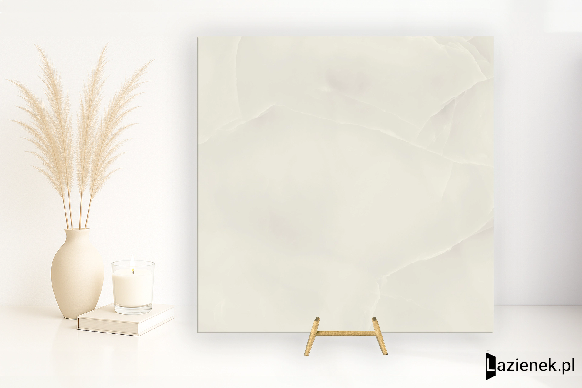 Refin Prestigio Onyx White poler 120x120 cm gr. 9 mm - płytka rektyfikowana/OL92