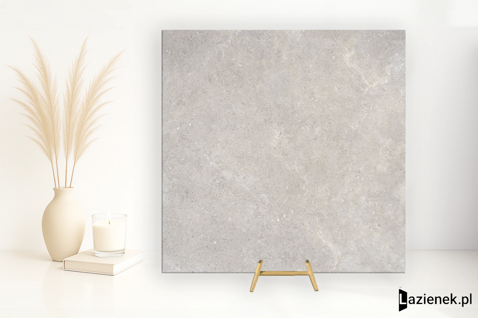 Refin Coquille Gris matowa 80x80 cm gr. 9 mm - płytka rektyfikowana/RO75