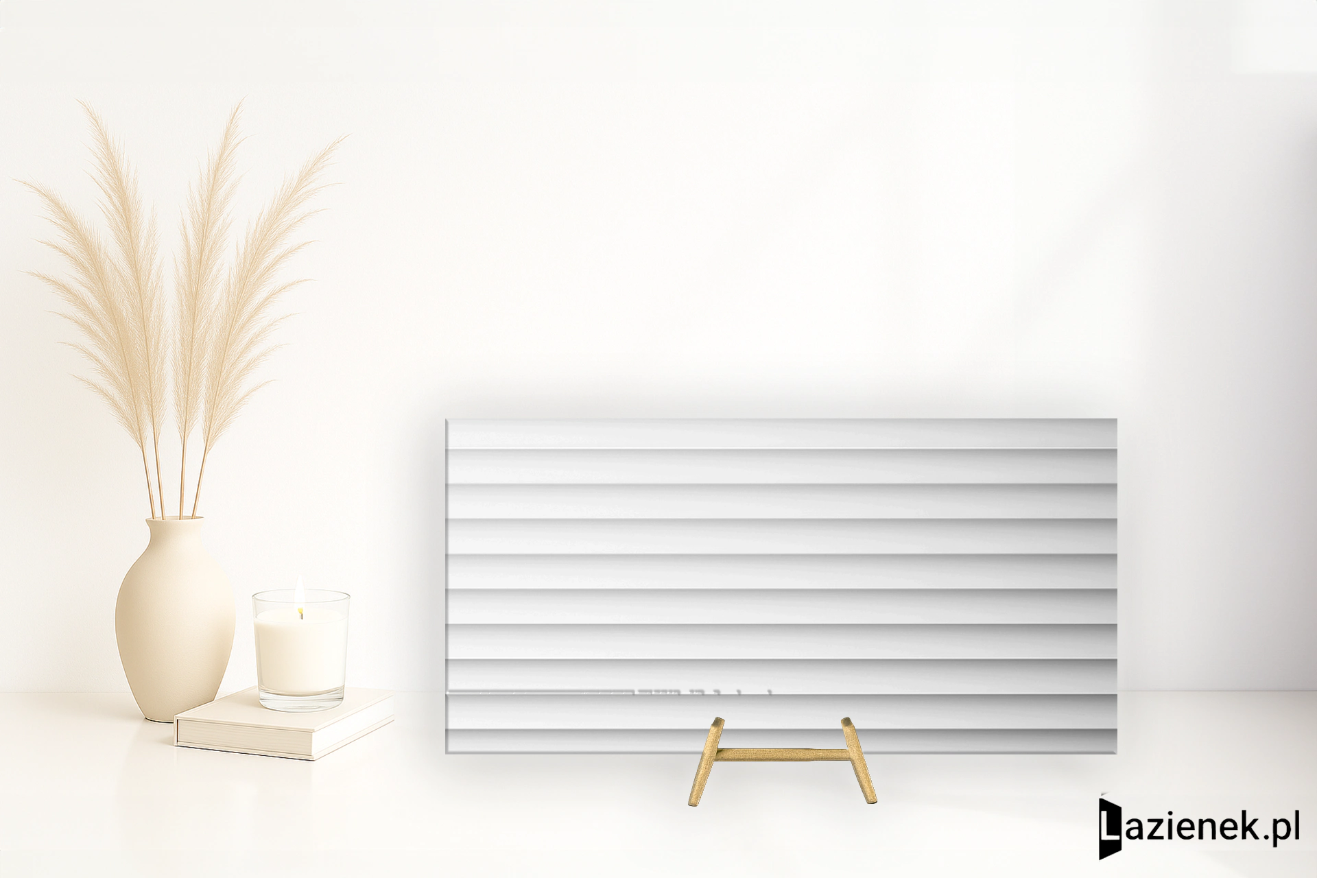 Refin Reliefs Dorico White matowa 60x120 cm gr. 9 mm - płytka rektyfikowana/RN04