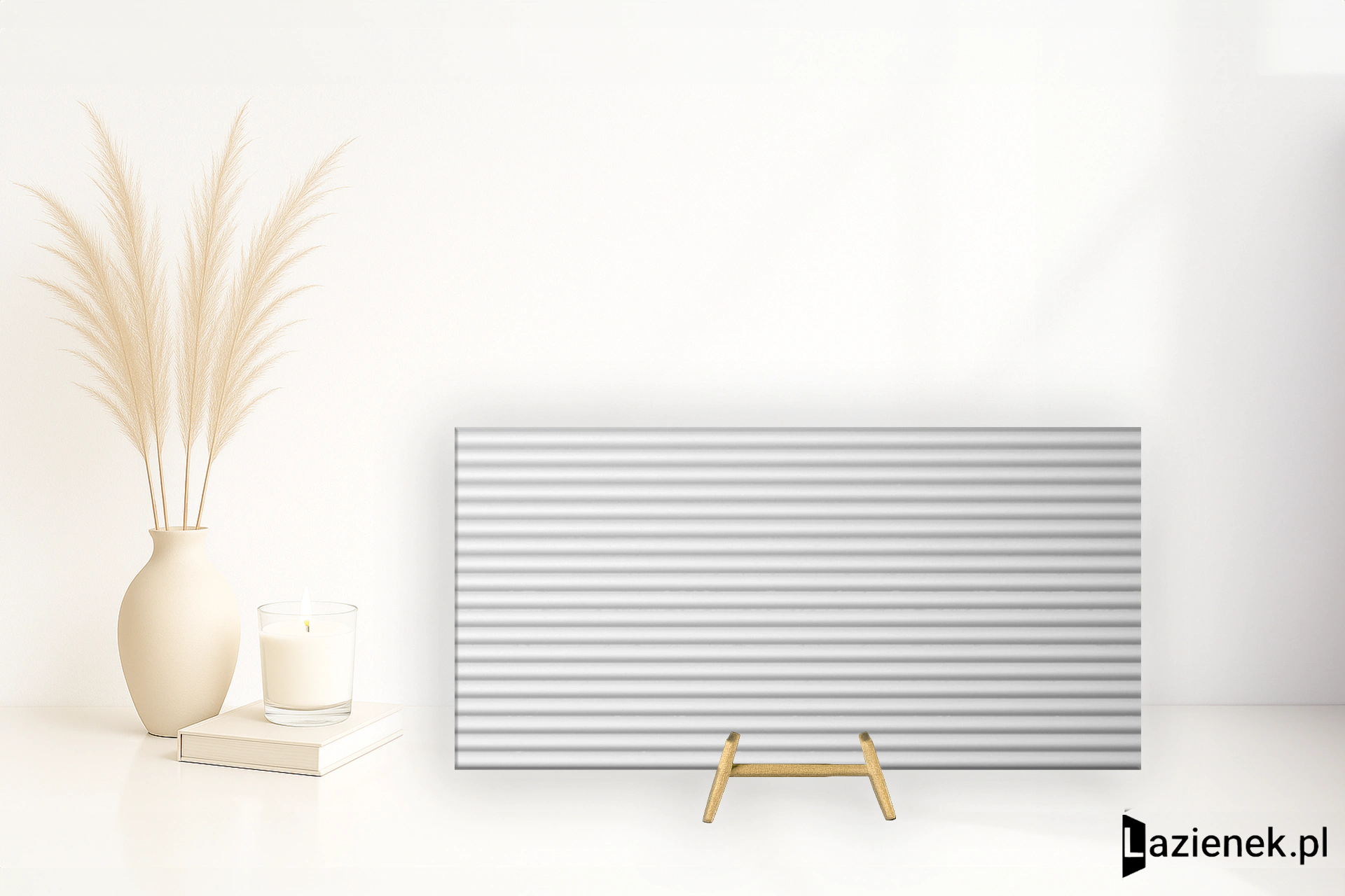 Refin Reliefs Cannè White matowa 60x120 cm gr. 9 mm - płytka rektyfikowana/RN03