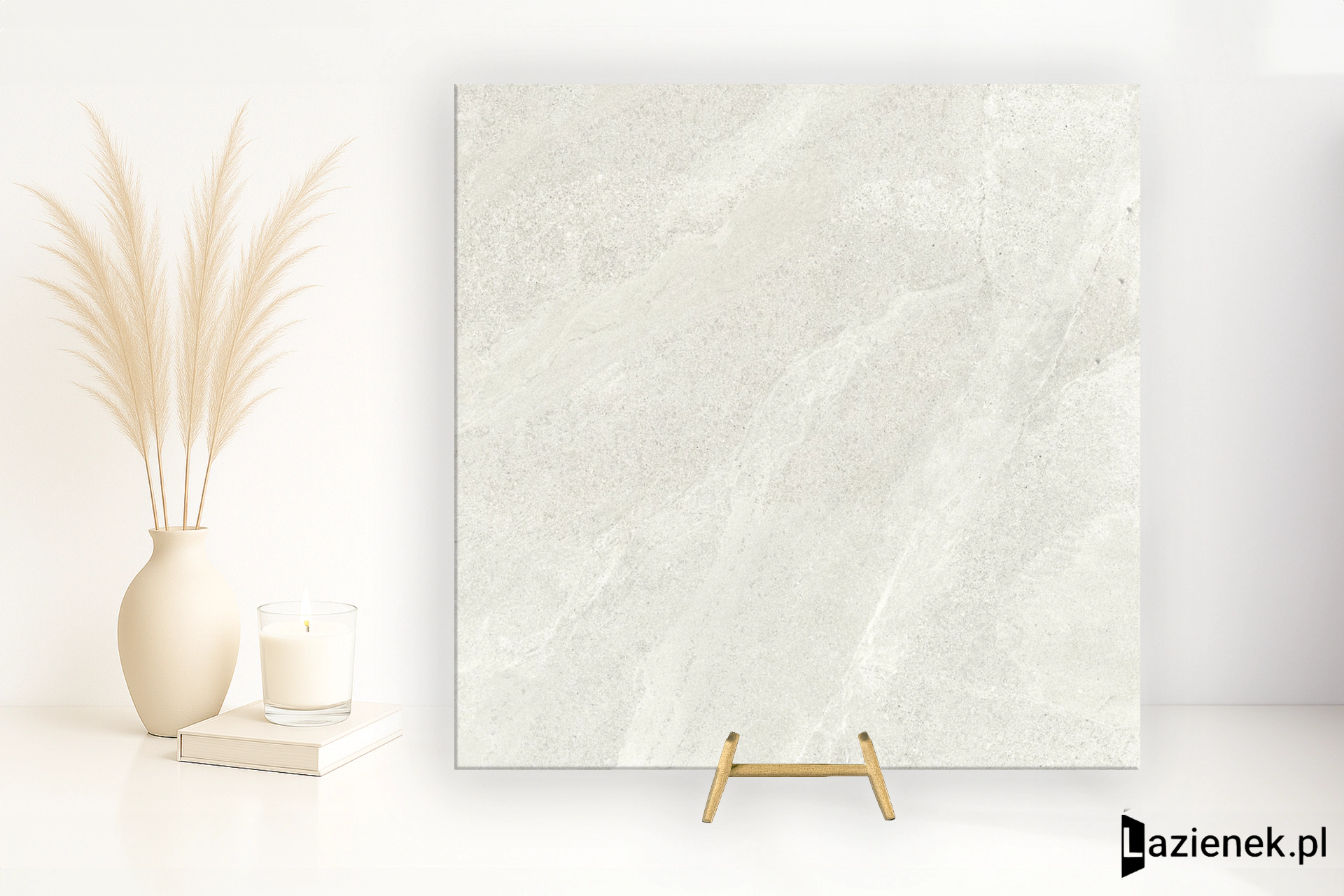 Refin Tune Snow antyspoślizgowa 120x120 cm gr. 20 mm - płytka rektyfikowana/OR04