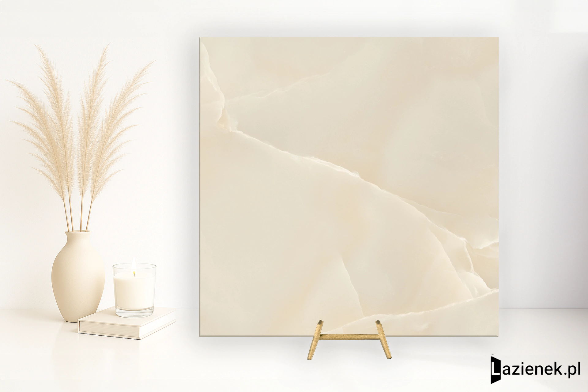 Refin Prestigio Onyx Beige poler 120x120 cm gr. 9 mm - płytka rektyfikowana/OL90
