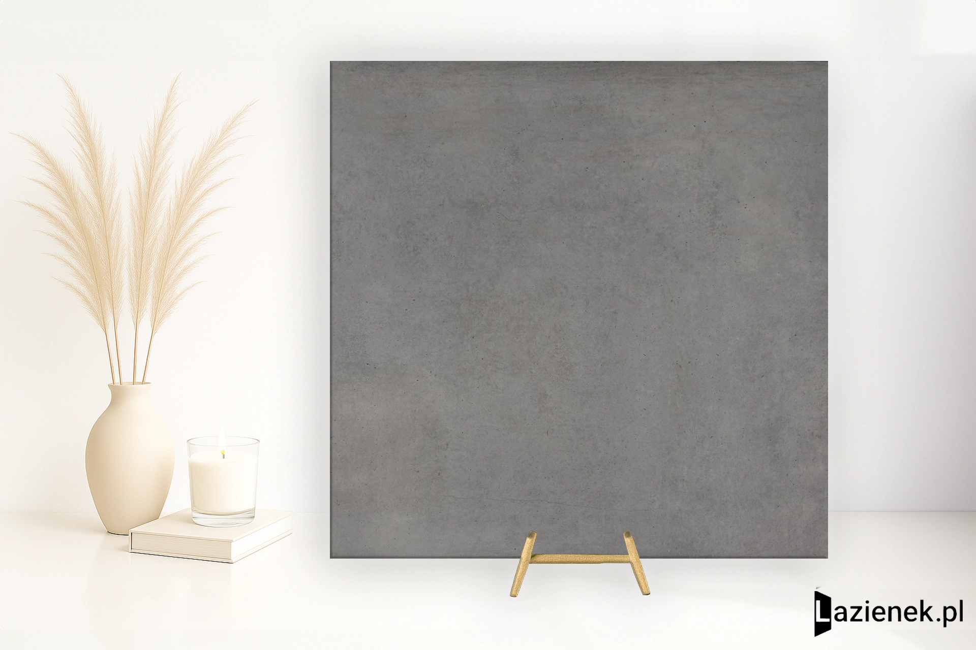 Refin Plain Iron satyna 120x120 cm gr. 9 mm - płytka rektyfikowana/MY15