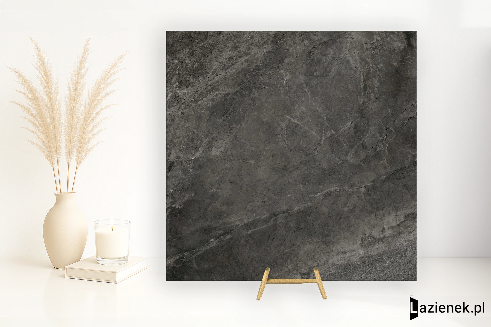Refin River Graphite matowa 60x60 cm gr. 9 mm - płytka rektyfikowana/RA75