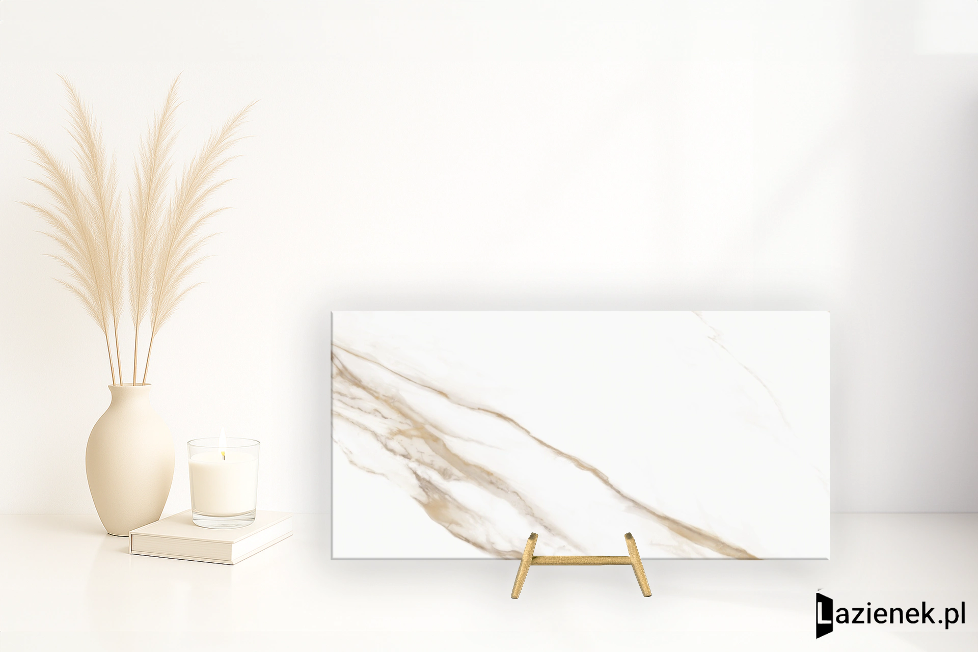 Refin Prestigio Calacatta Oro poler 60x120 cm gr. 9 mm - płytka rektyfikowana/RC42