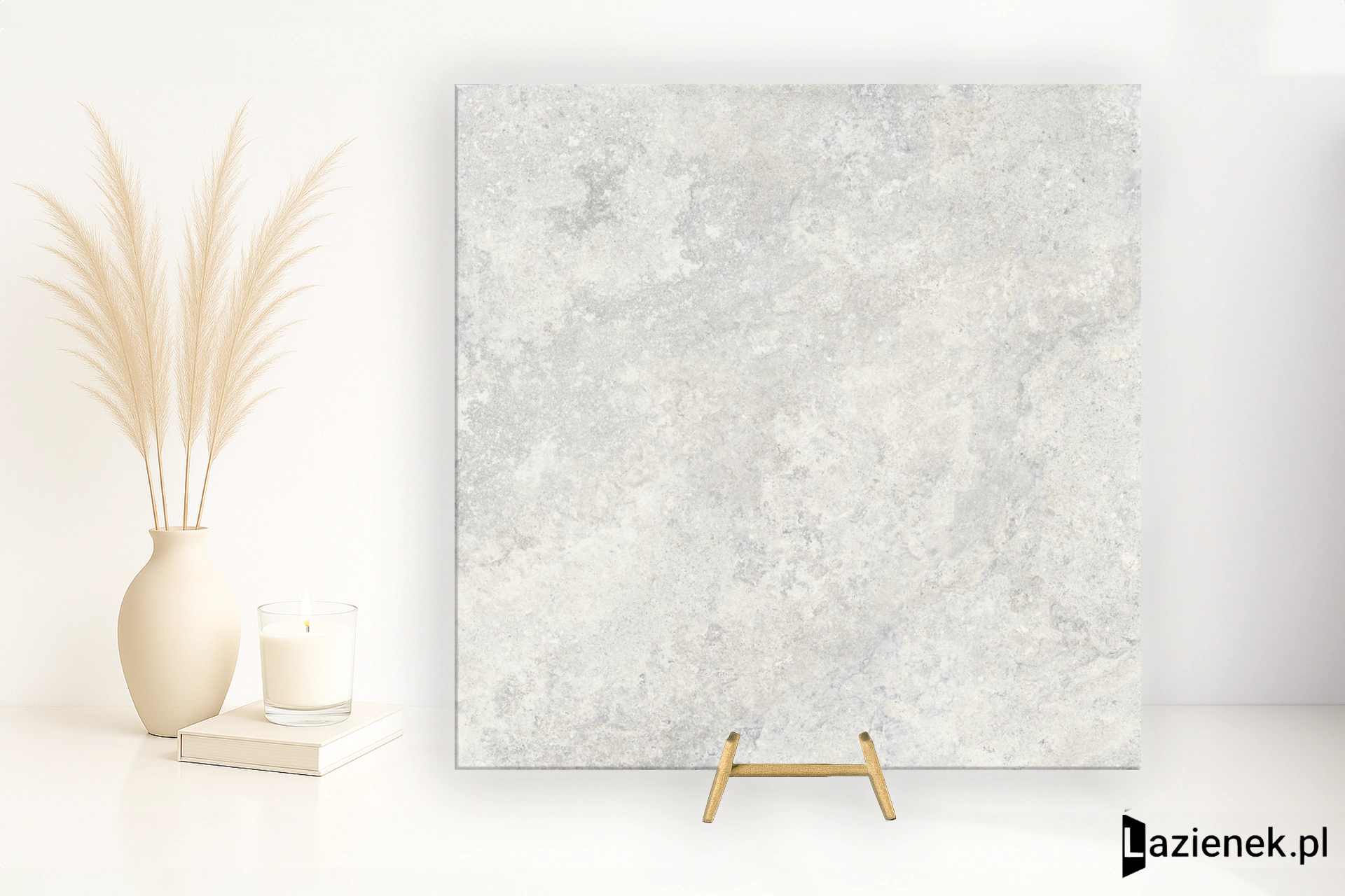 Refin Beat White antyspoślizgowa C2 120x120 cm gr. 9 mm - płytka rektyfikowana/RF04