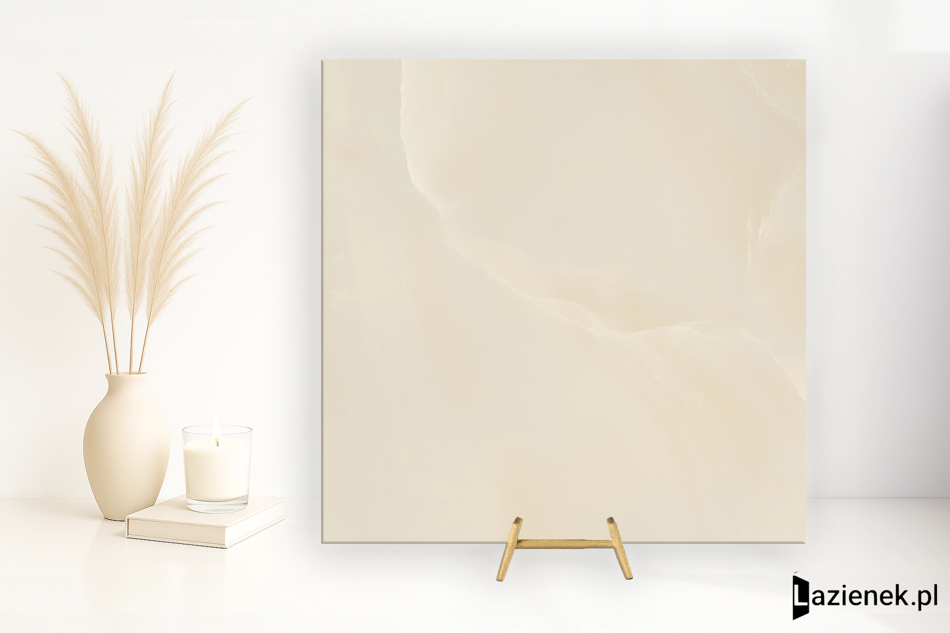 Refin Prestigio Onyx Beige poler 60x60 cm gr. 9 mm - płytka rektyfikowana/NZ95